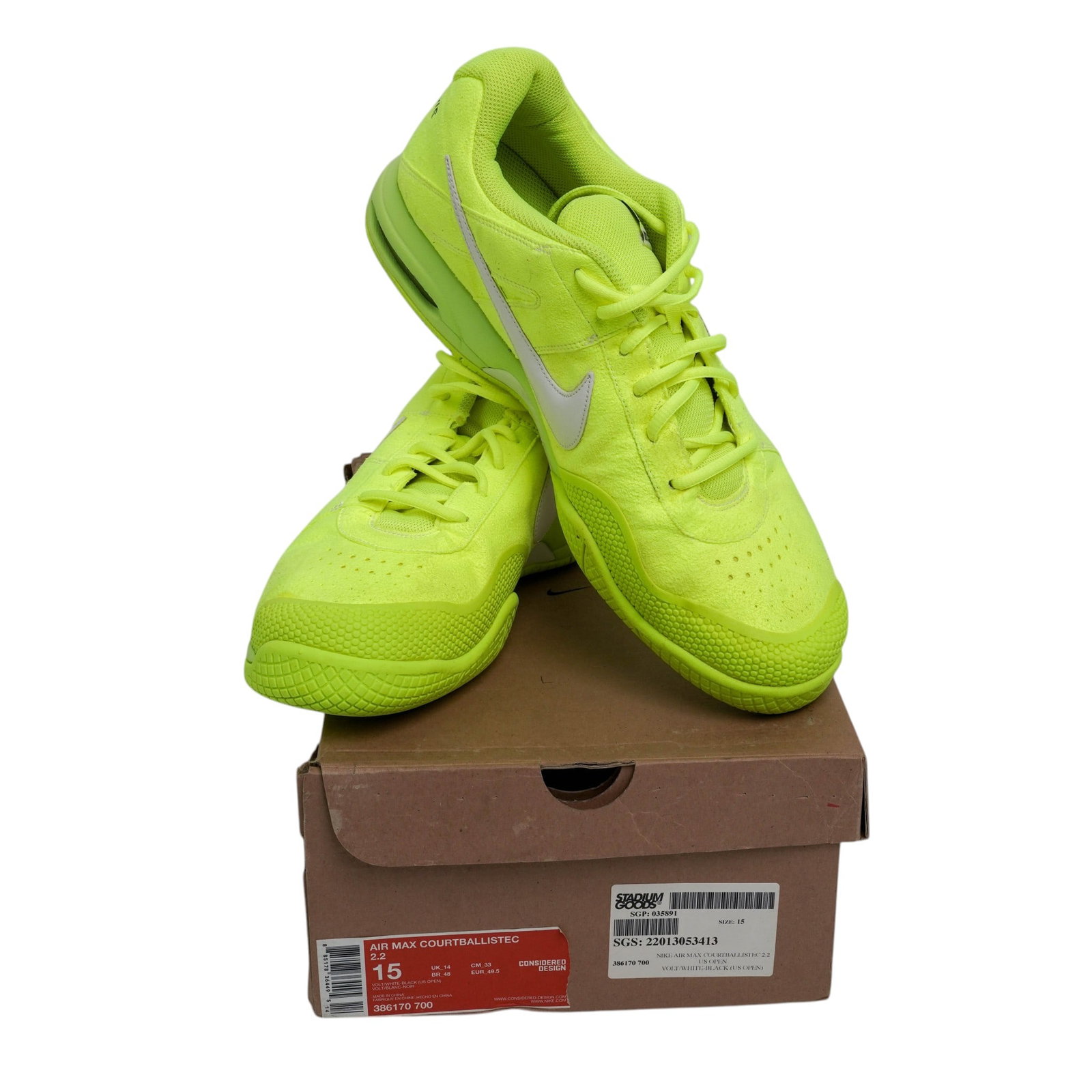Nike Air Max Courtballistec 2.2 Tennis Ball LE Sneakers (1 of 11)