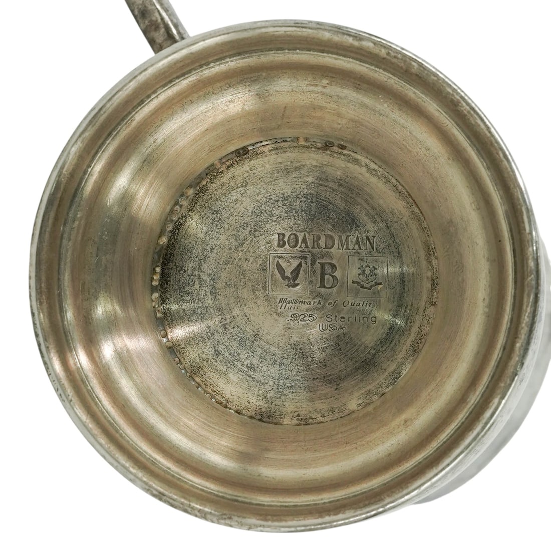 Boardman Sterling Silver Engraved Mug - 7