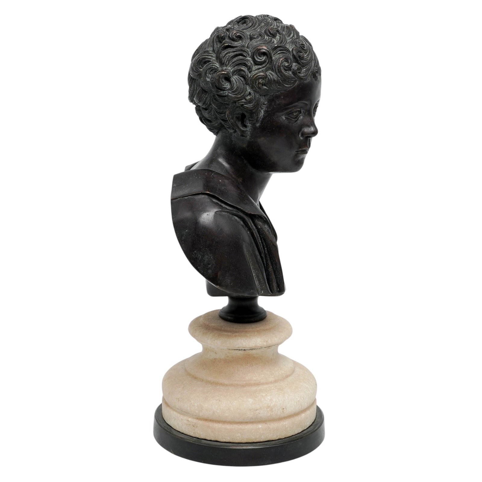 Young Marcus Aurelius Patinated Bronze Bust - 2