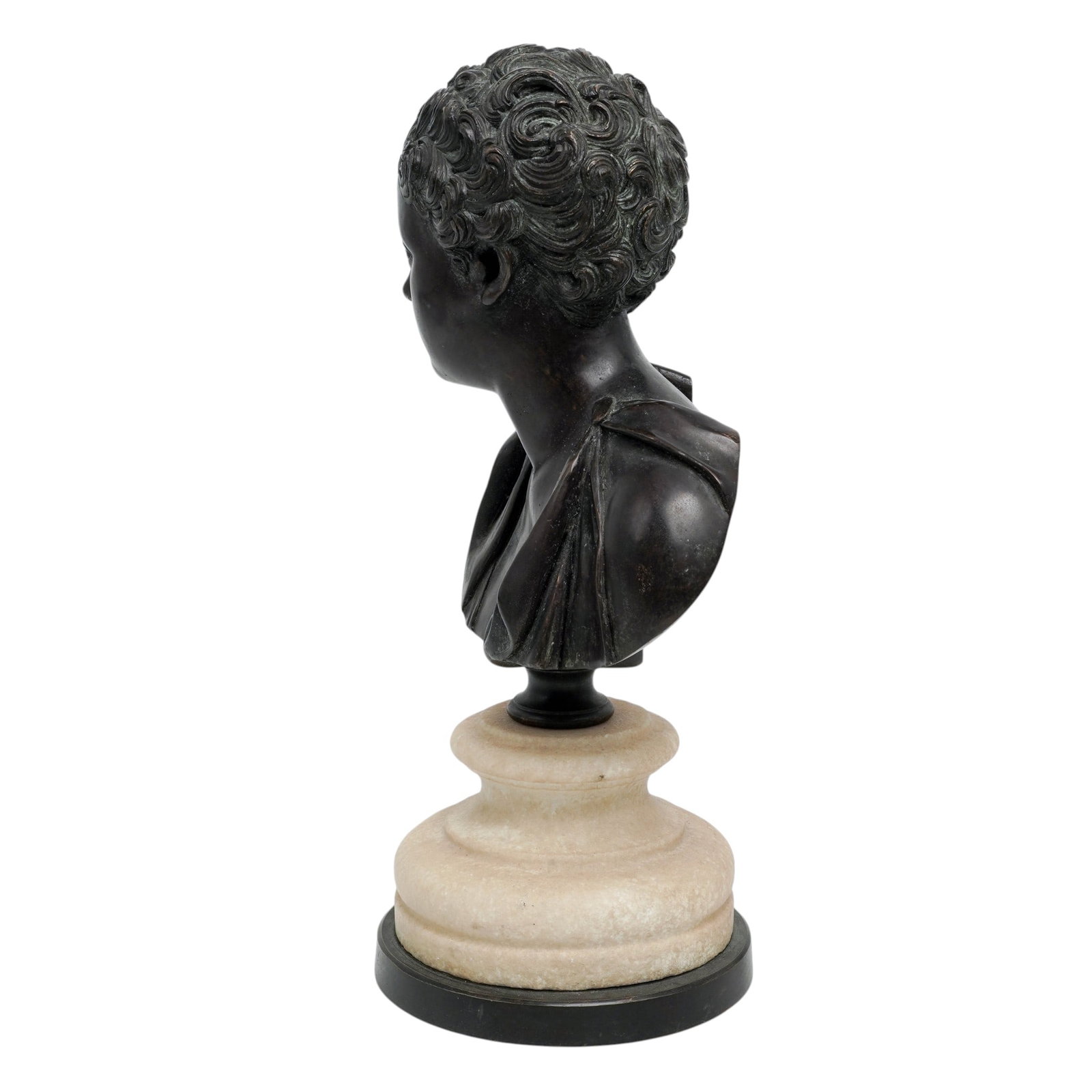 Young Marcus Aurelius Patinated Bronze Bust - 4