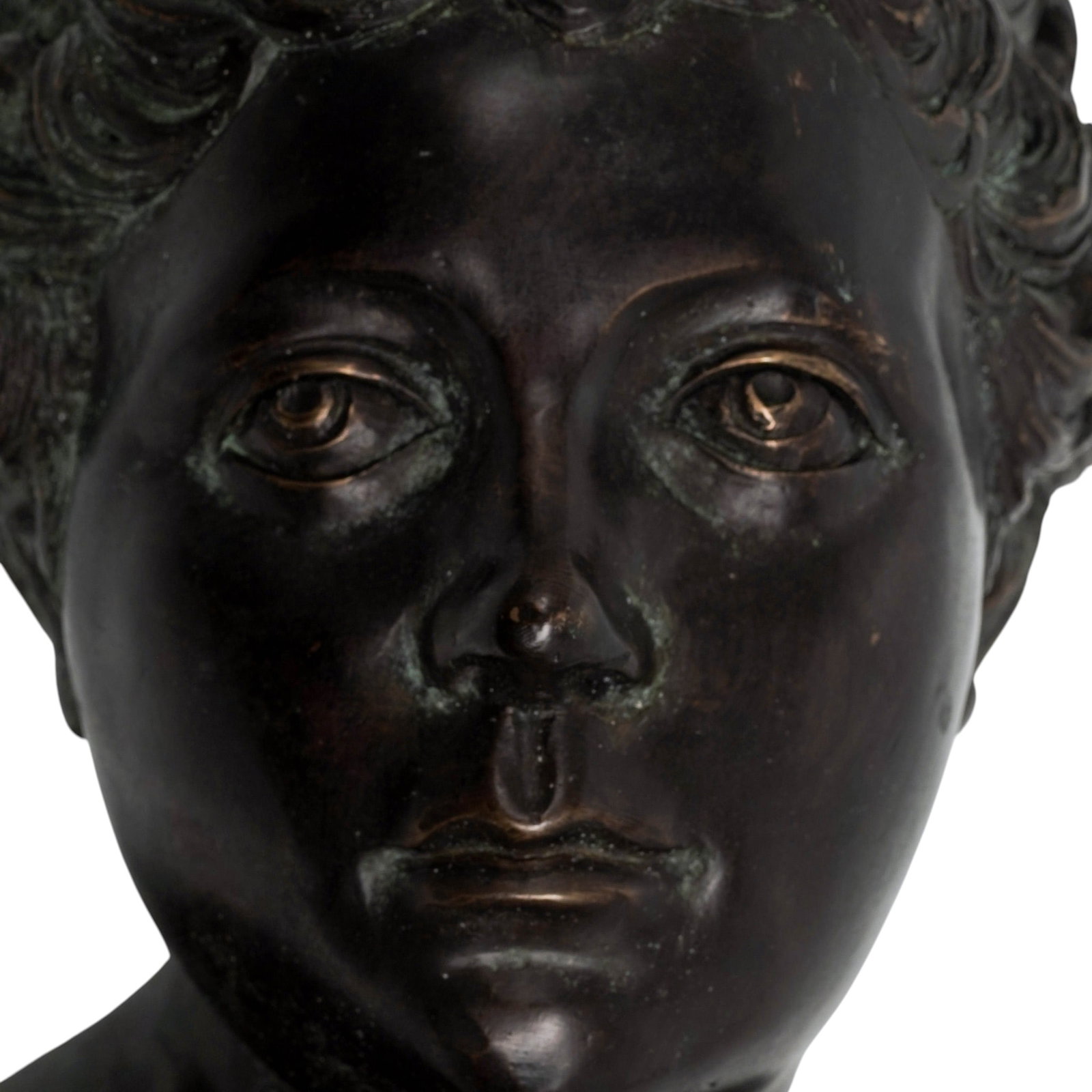 Young Marcus Aurelius Patinated Bronze Bust - 6