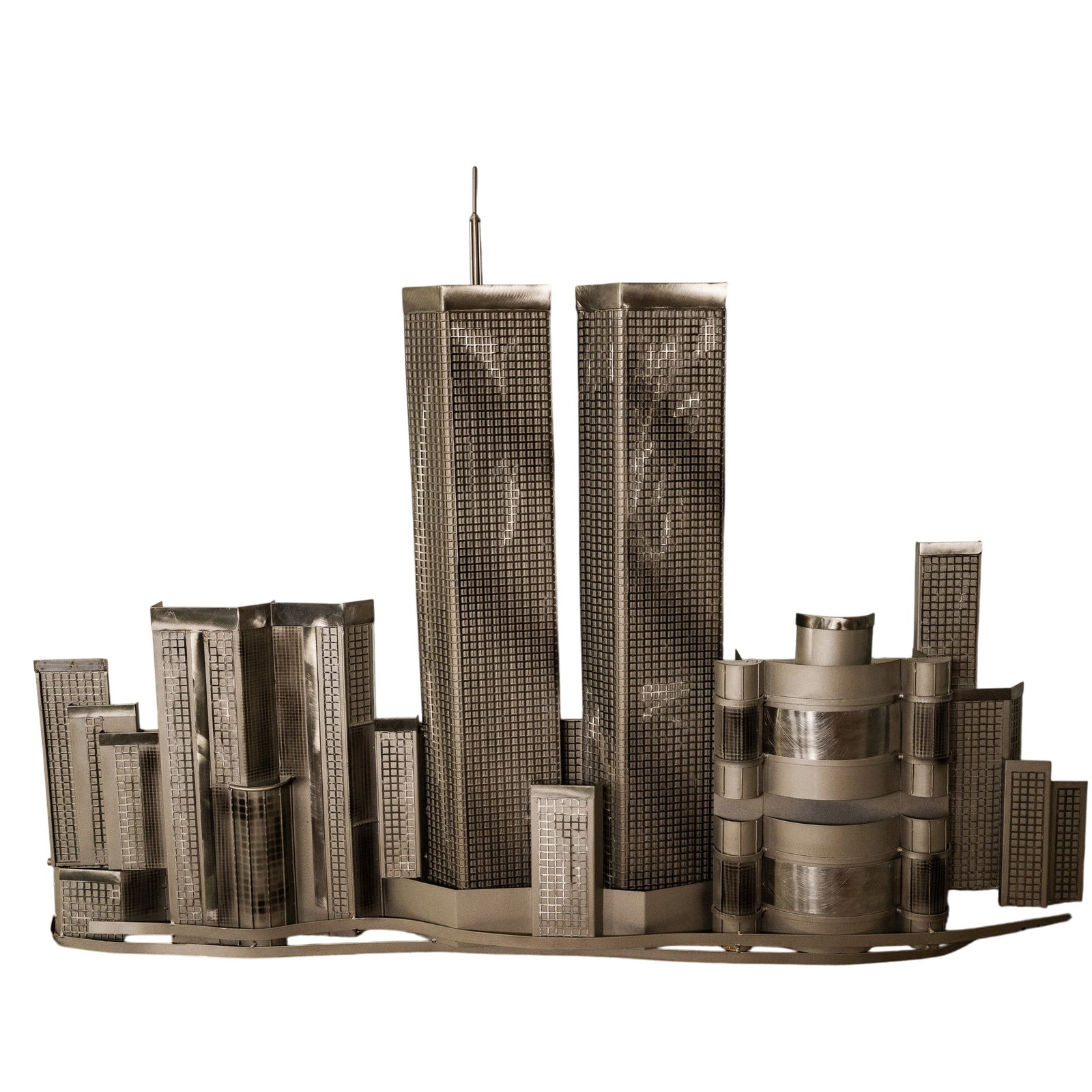 Curtis Jere New York Cityscape Metal Wall Sculpture (1 of 4)