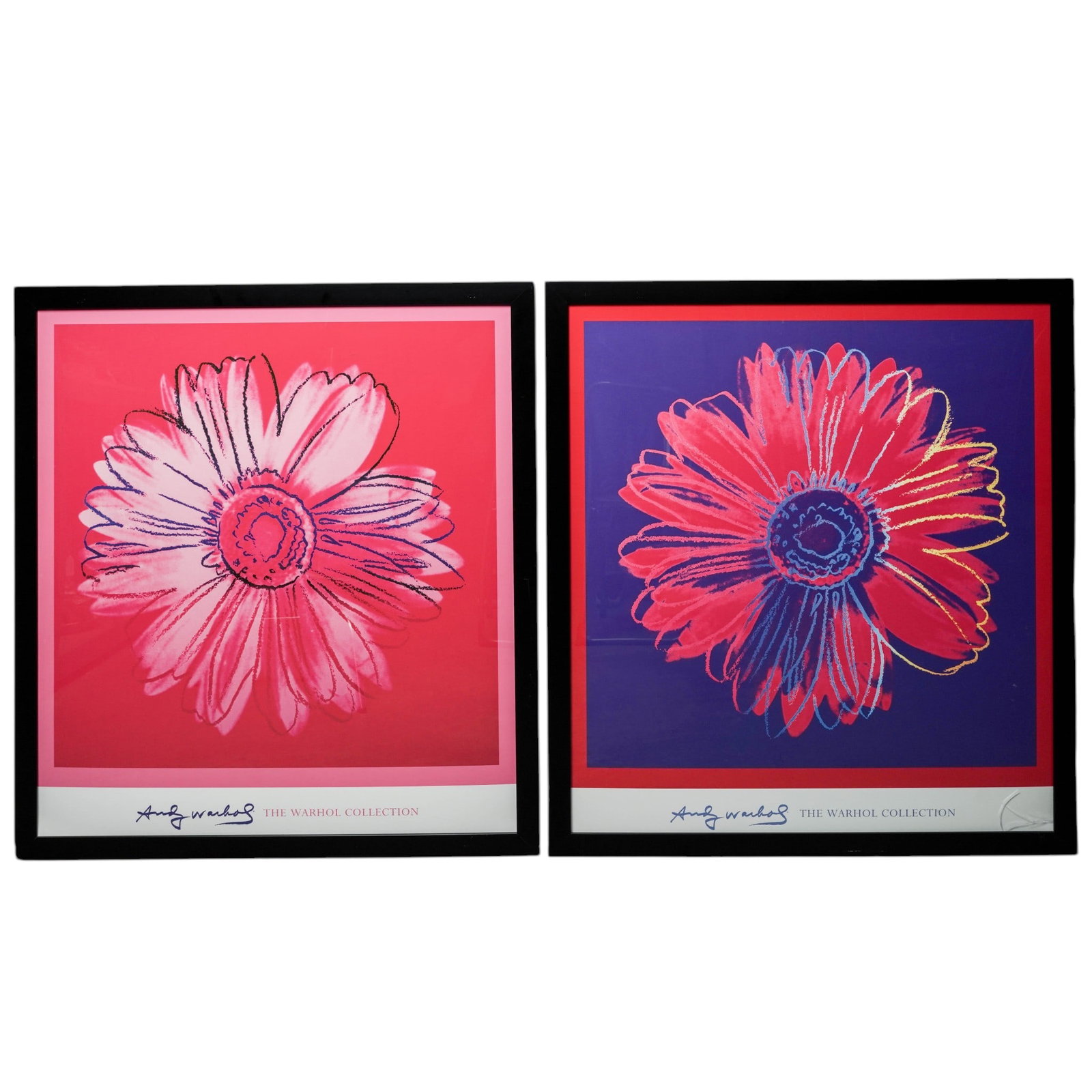 (2 pc) Andy Warhol (American, 1928-1987) Lithograph Poster (1 of 5)
