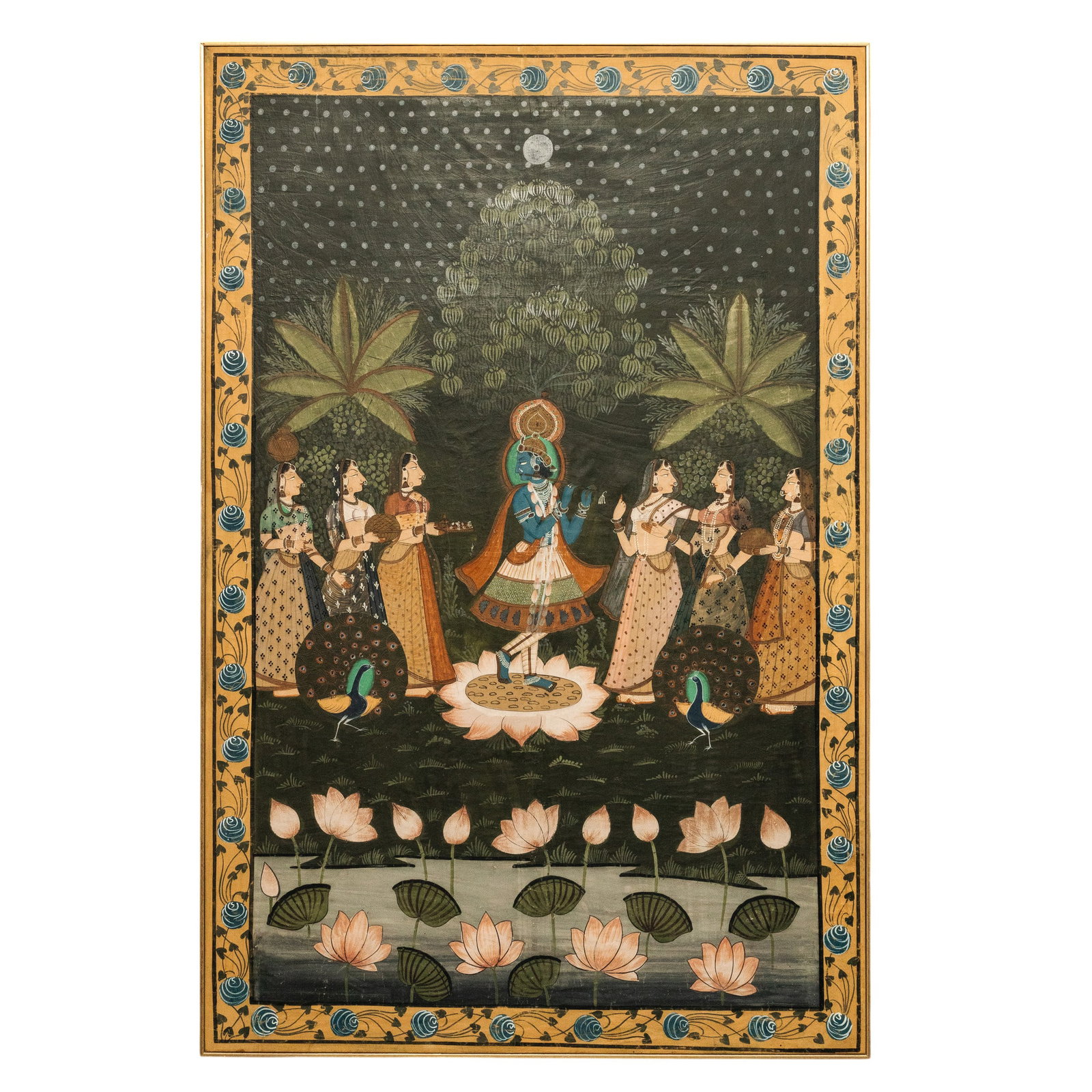 Indian Pichwai Painting of Krishna (1 of 5)