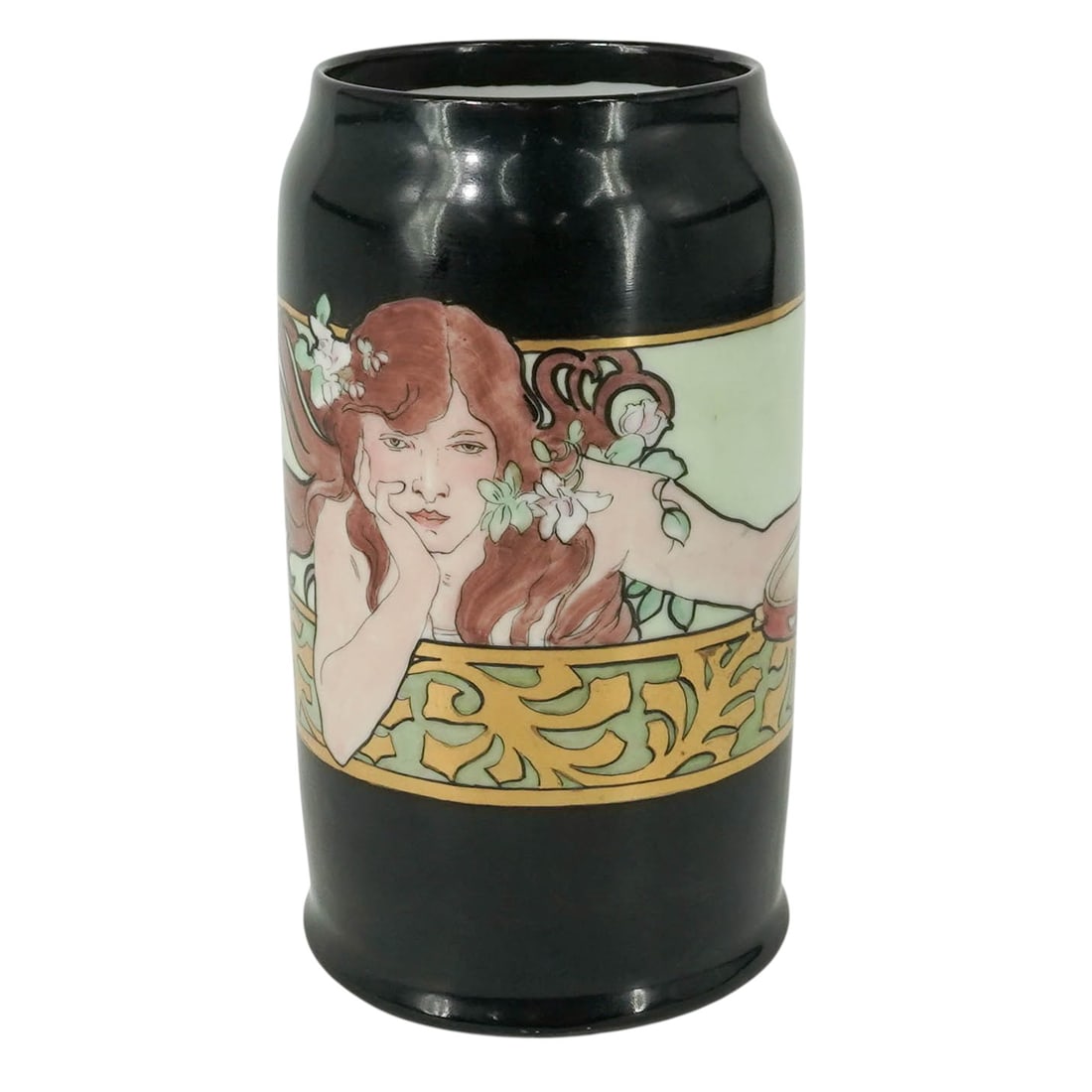 Czech Alphonse Mucha Illustration Porcelain Mug (1 of 11)