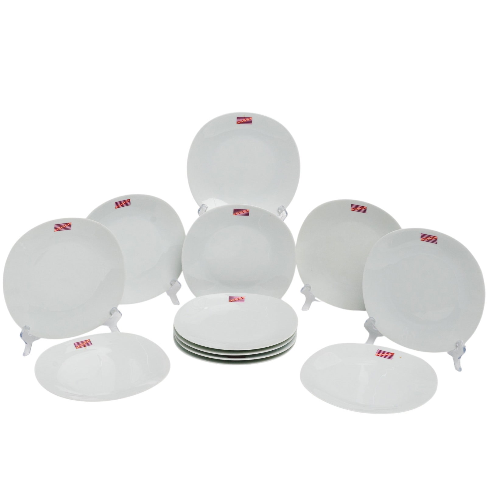 (12 pc) Limoges Raynaud & Co. Porcelain Plates (1 of 4)