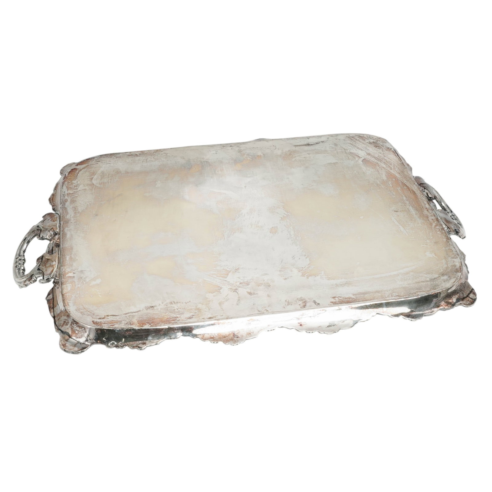 Mid 20th Cent. Large Silver Plated Tray - 5