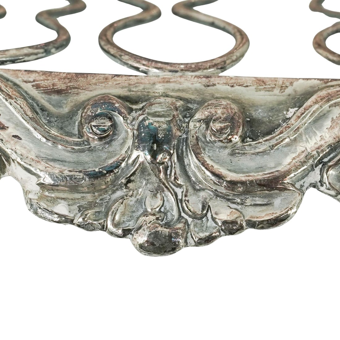 (2 pc) Antique Silver Plated Bread Baskets - 5