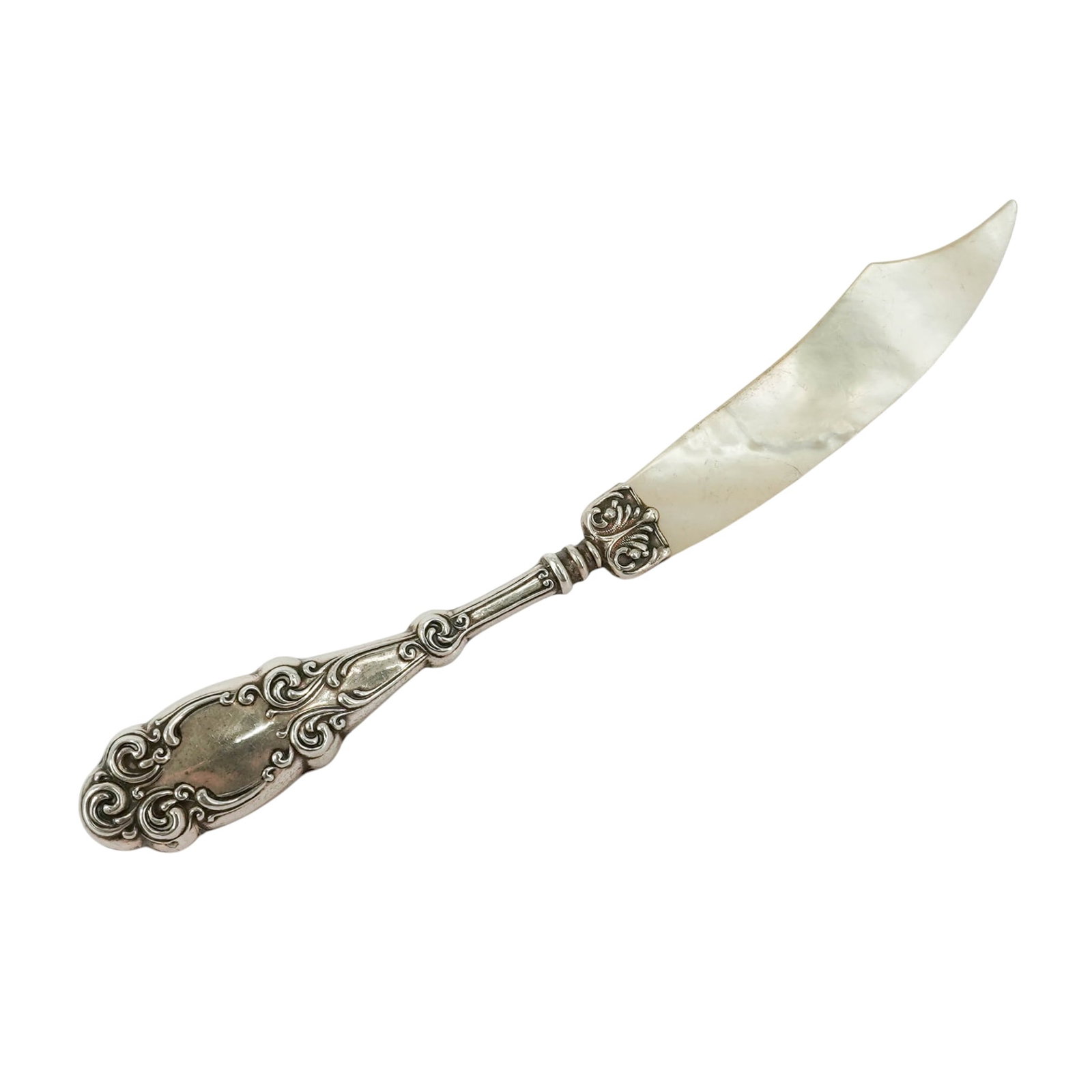 (4 pc) Antique Sterling Silver Items - 5
