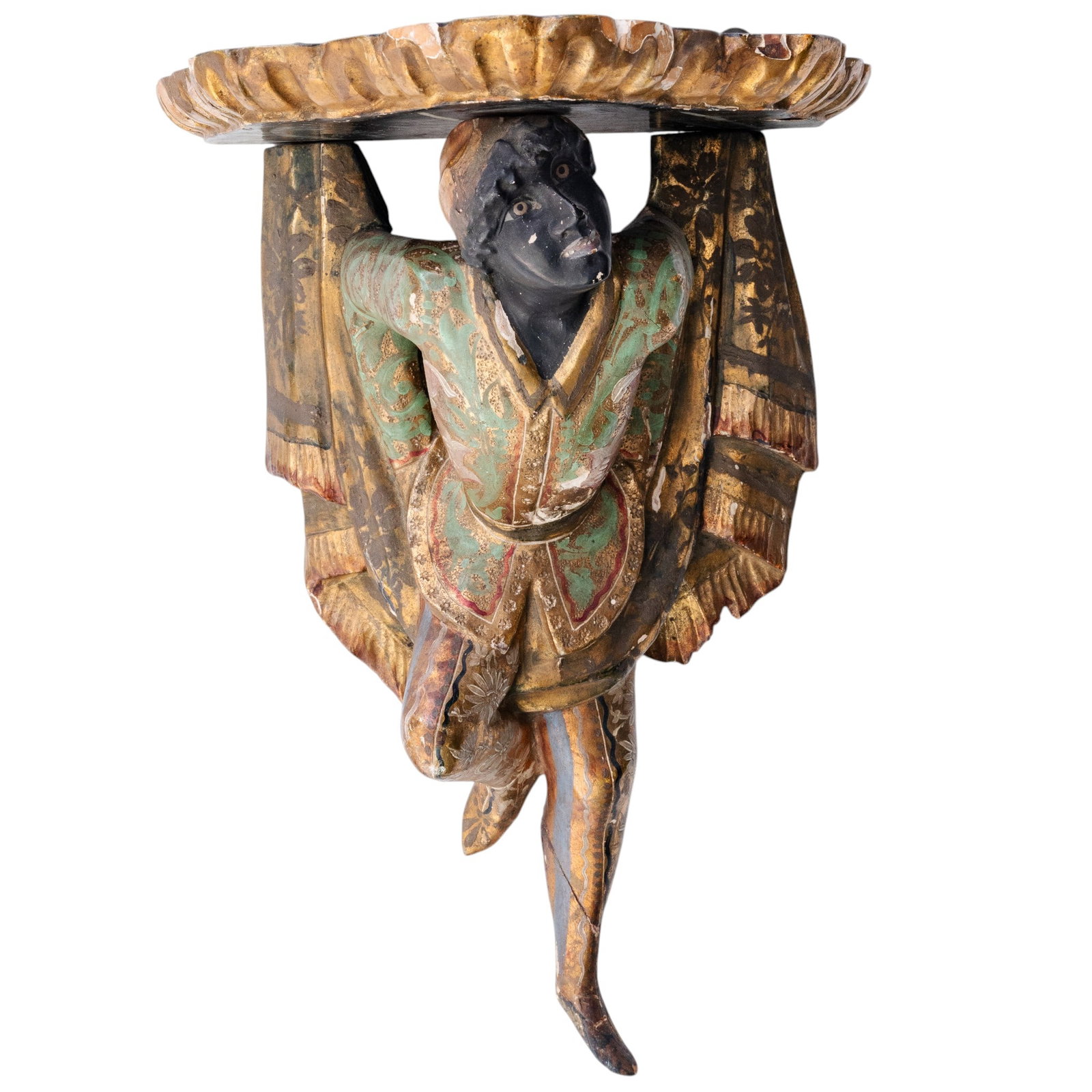 19th Cent. Venetian Blackamoor Corbel (1 of 4)