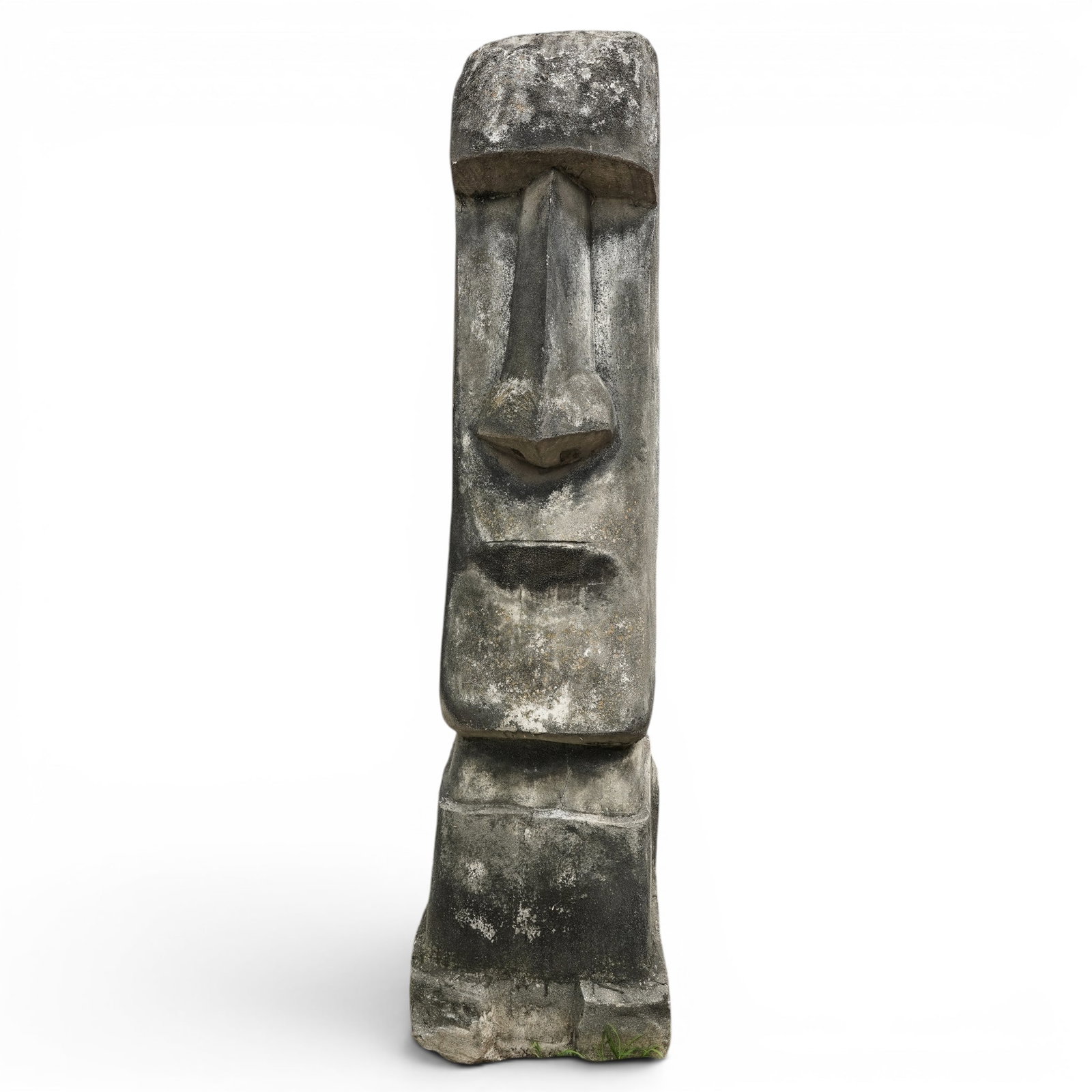 Monumental Cast Stone Easter Island Moai Head (1 of 9)