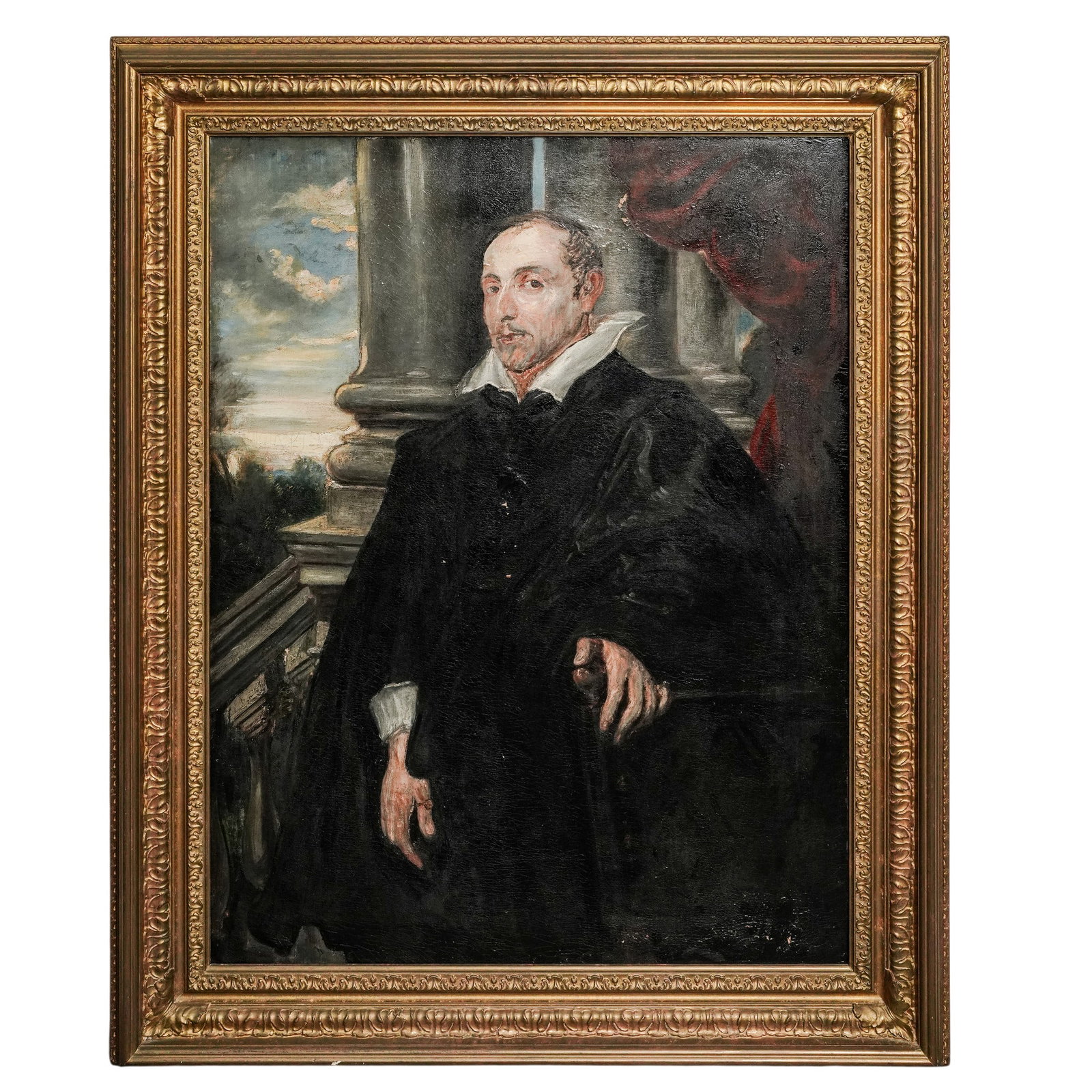 After Anthony Van Dyck ‘Portrait of Antoine Triest, Bishop of Ghent,’ Oil on Canvas (1 of 11)