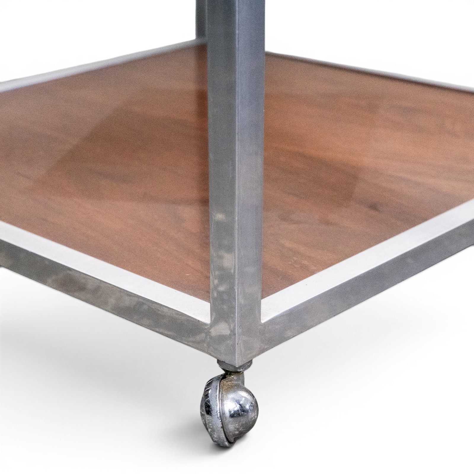 Milo Baughman Chrome Cube Side Table - 4