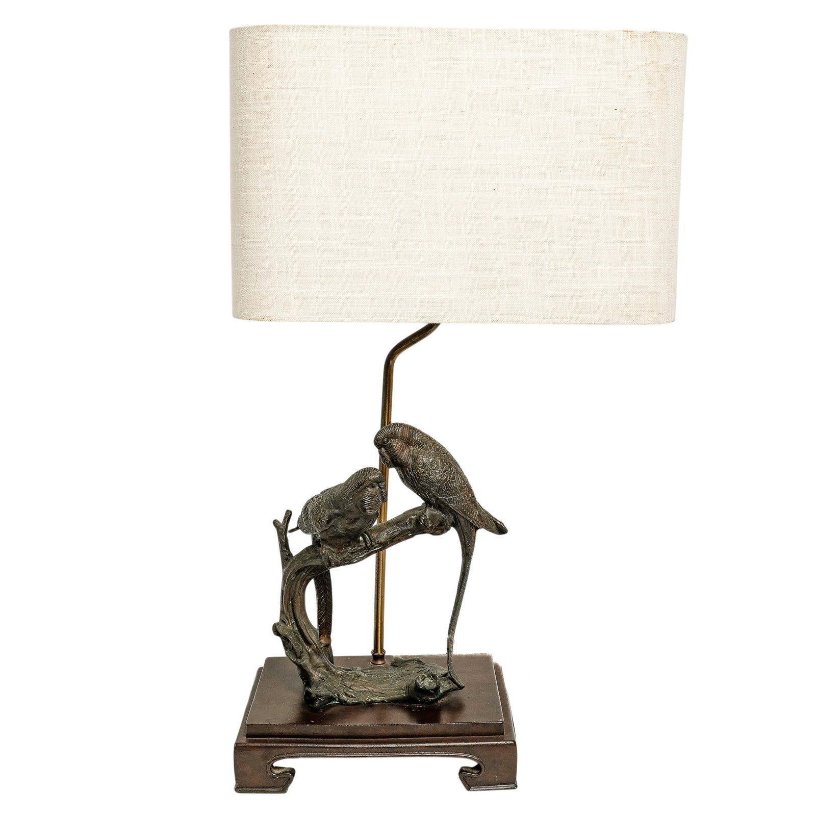 MCM Bronze Parrot Table Lamp (1 of 7)