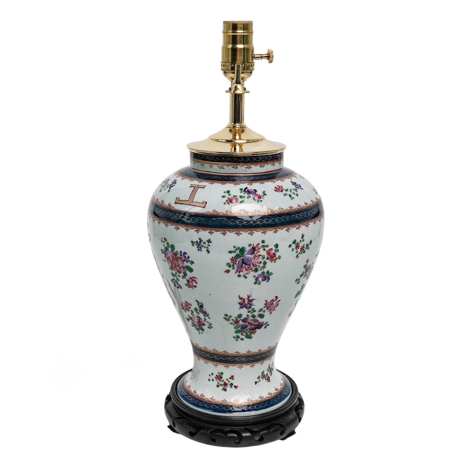 Chinese Export Porcelain Table Lamp - 2