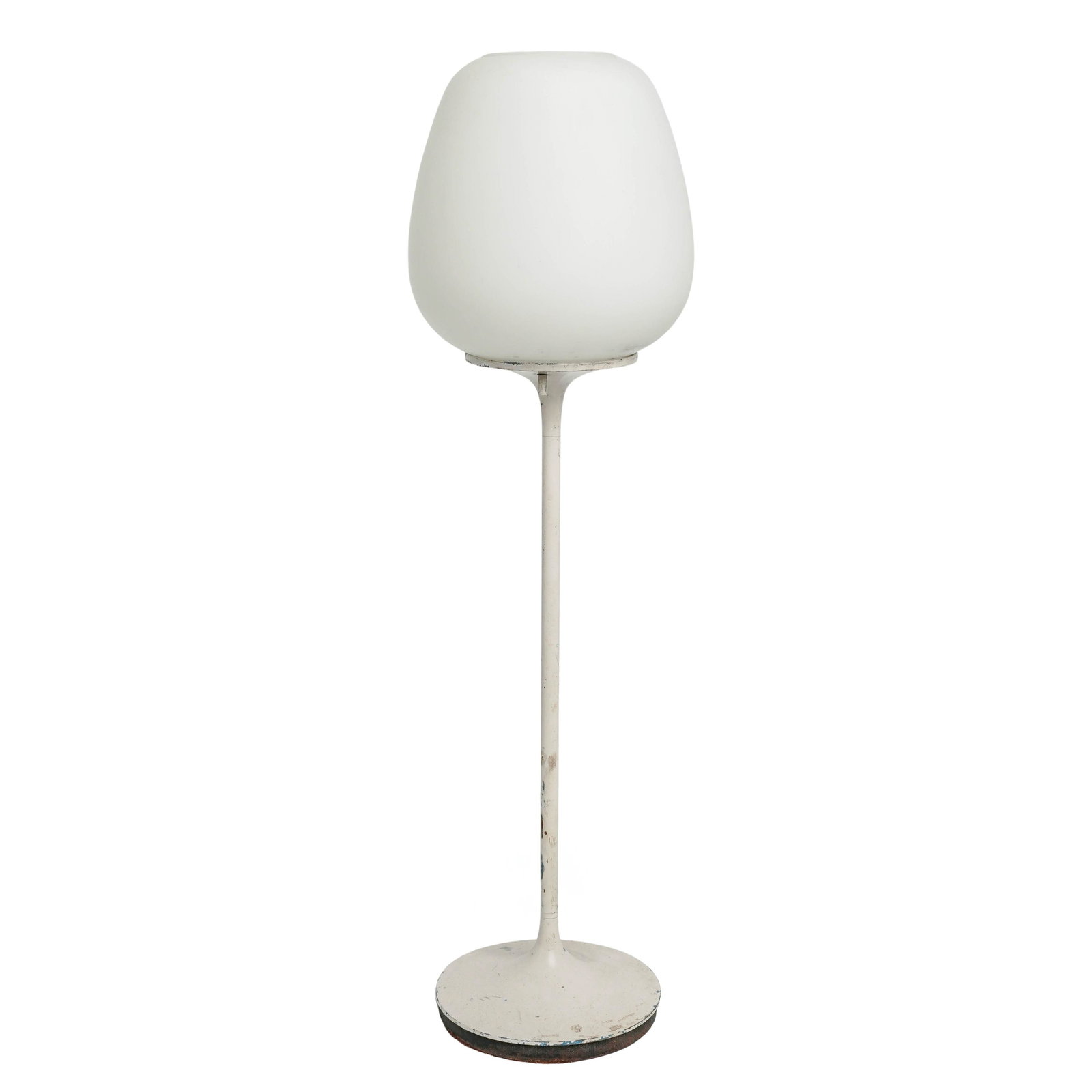 Postmodern Lacquered Iron & Glass Table Lamp (1 of 11)