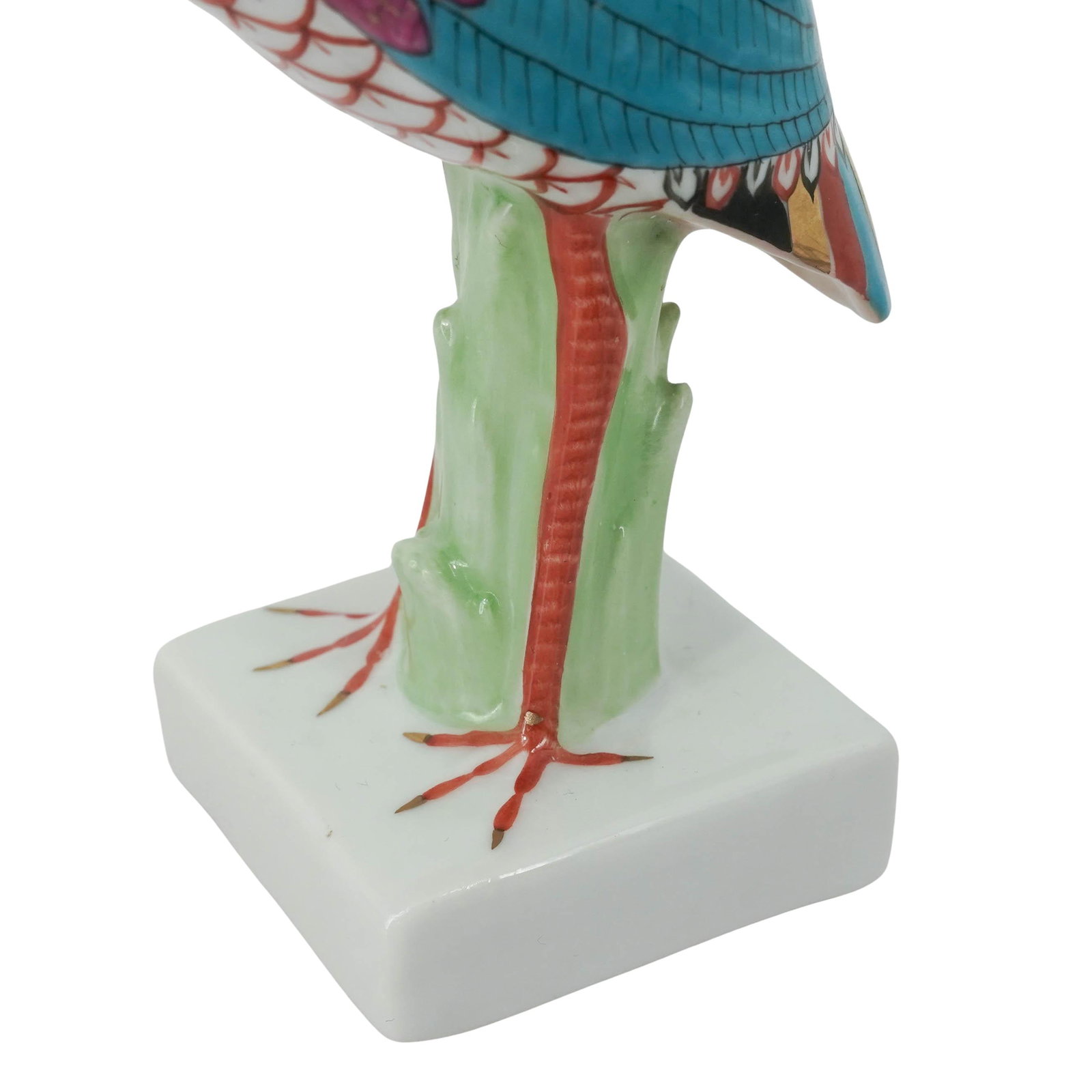 Herend Rust Fishnet Porcelain Bird - 9