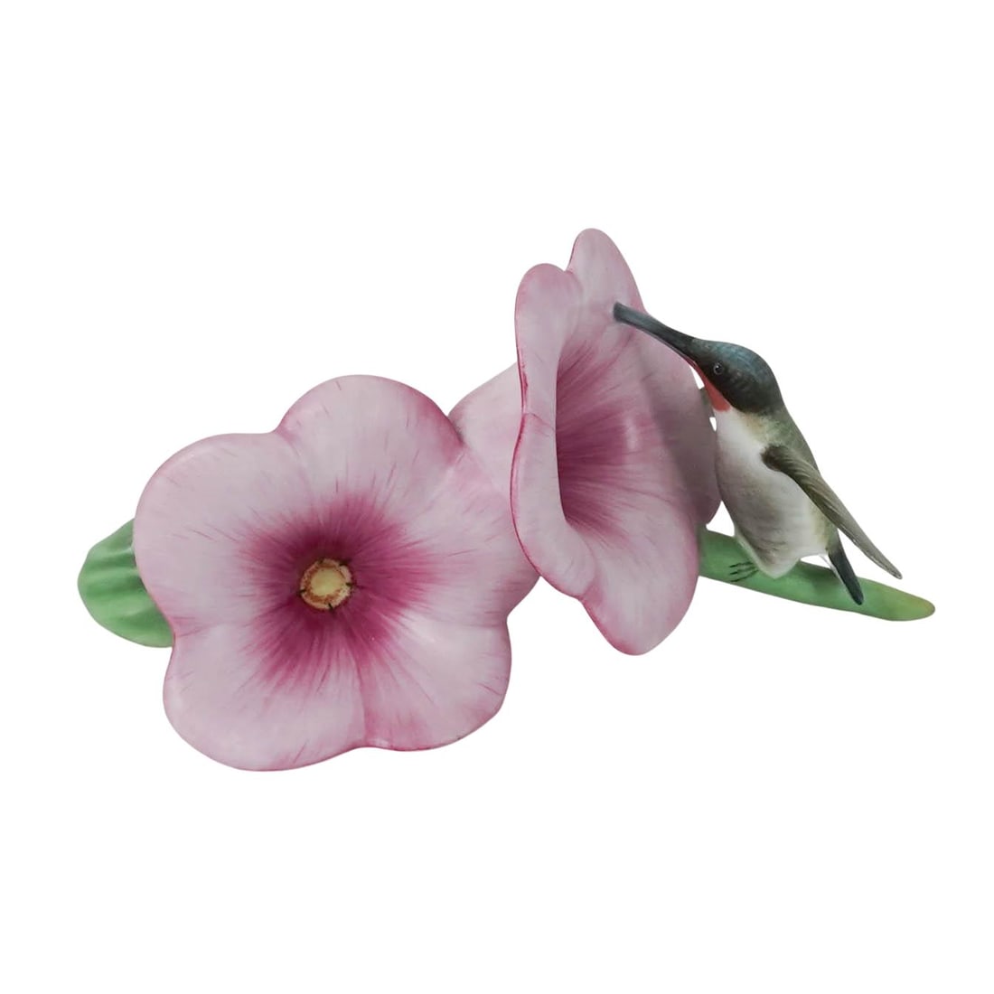 Herend Limited Edition Porcelain Hummingbird w/ Flowers (1 of 17)
