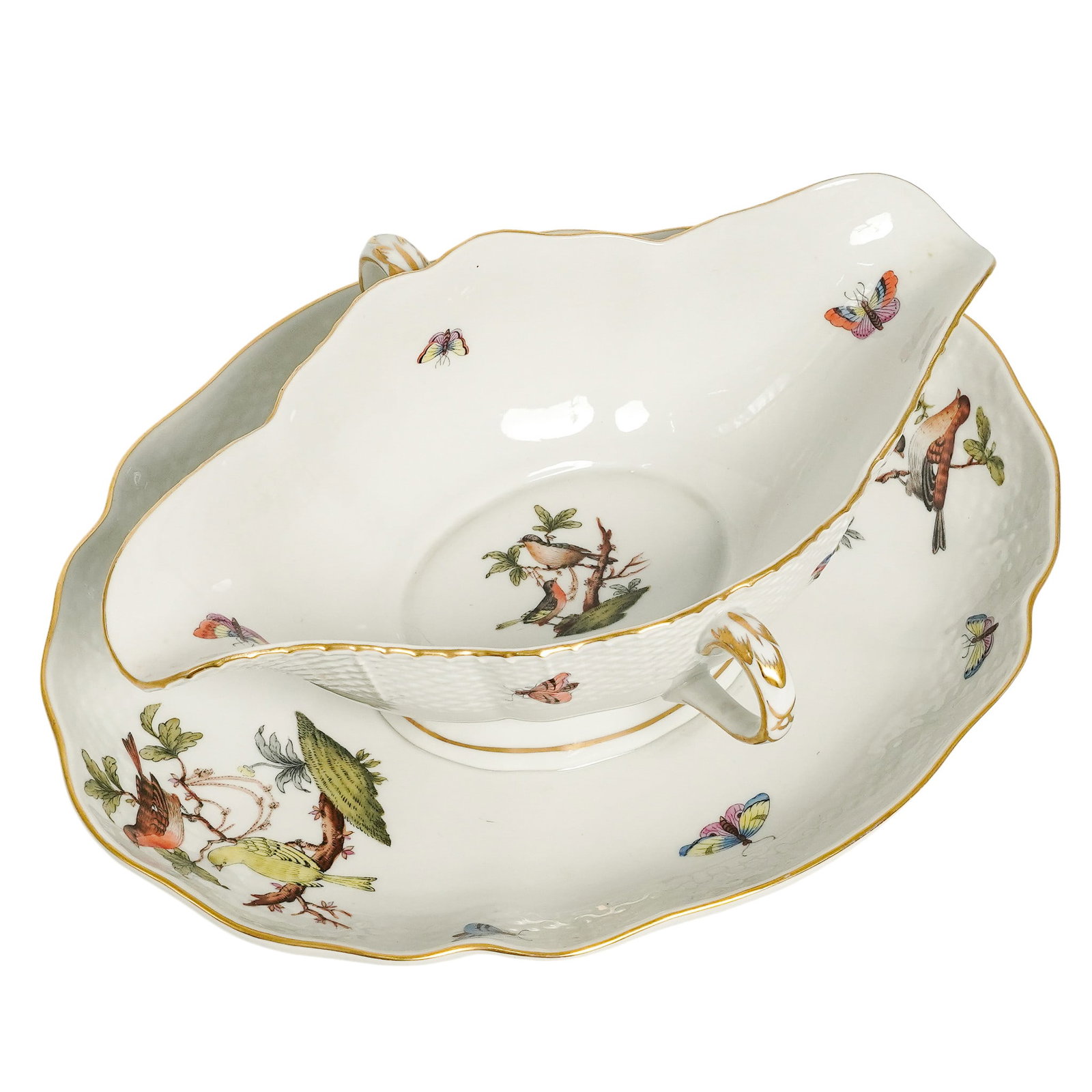 Herend Rothschild Porcelain Gravy Boat (1 of 8)