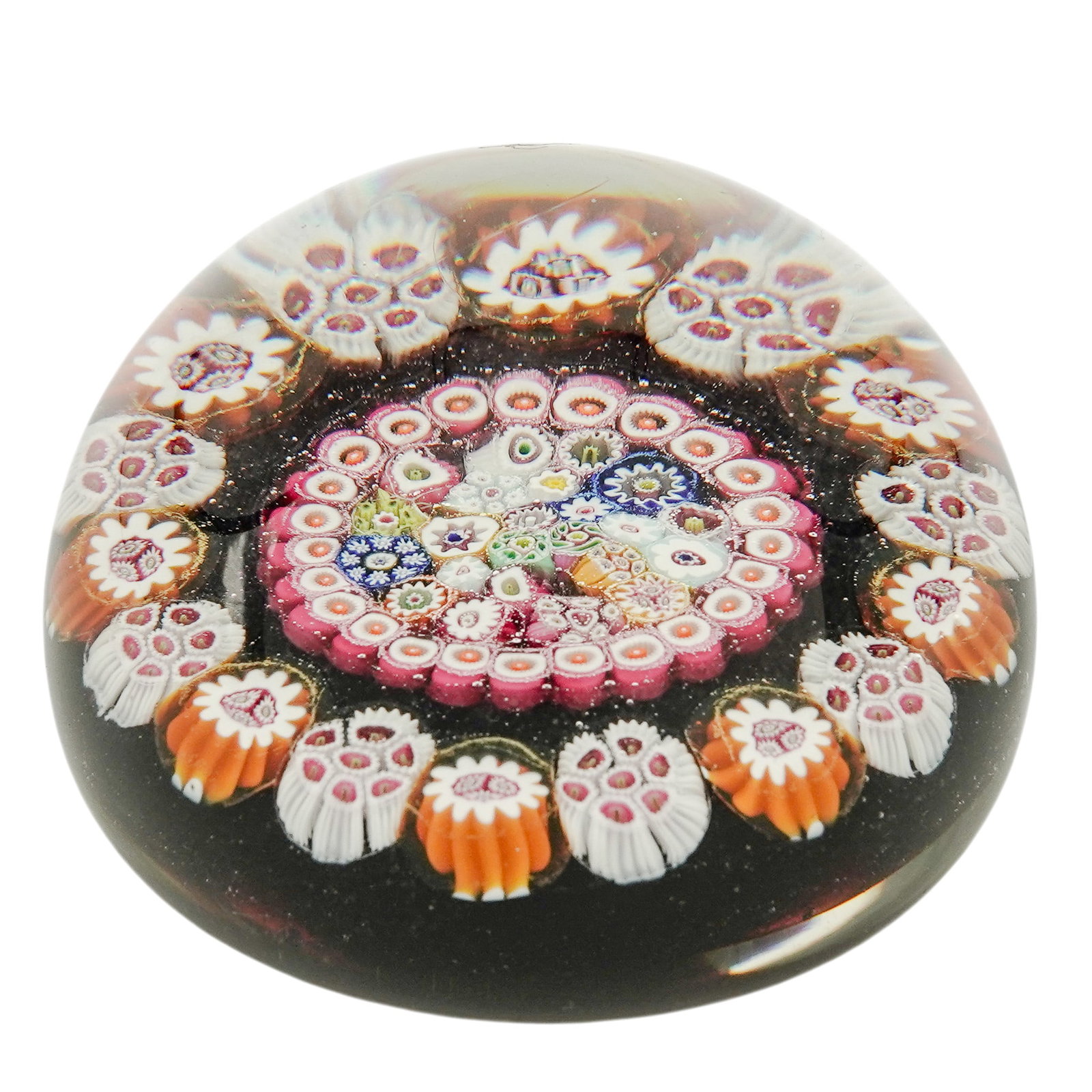 Paul Ysart Millefiori Glass Paperweight (1 of 6)