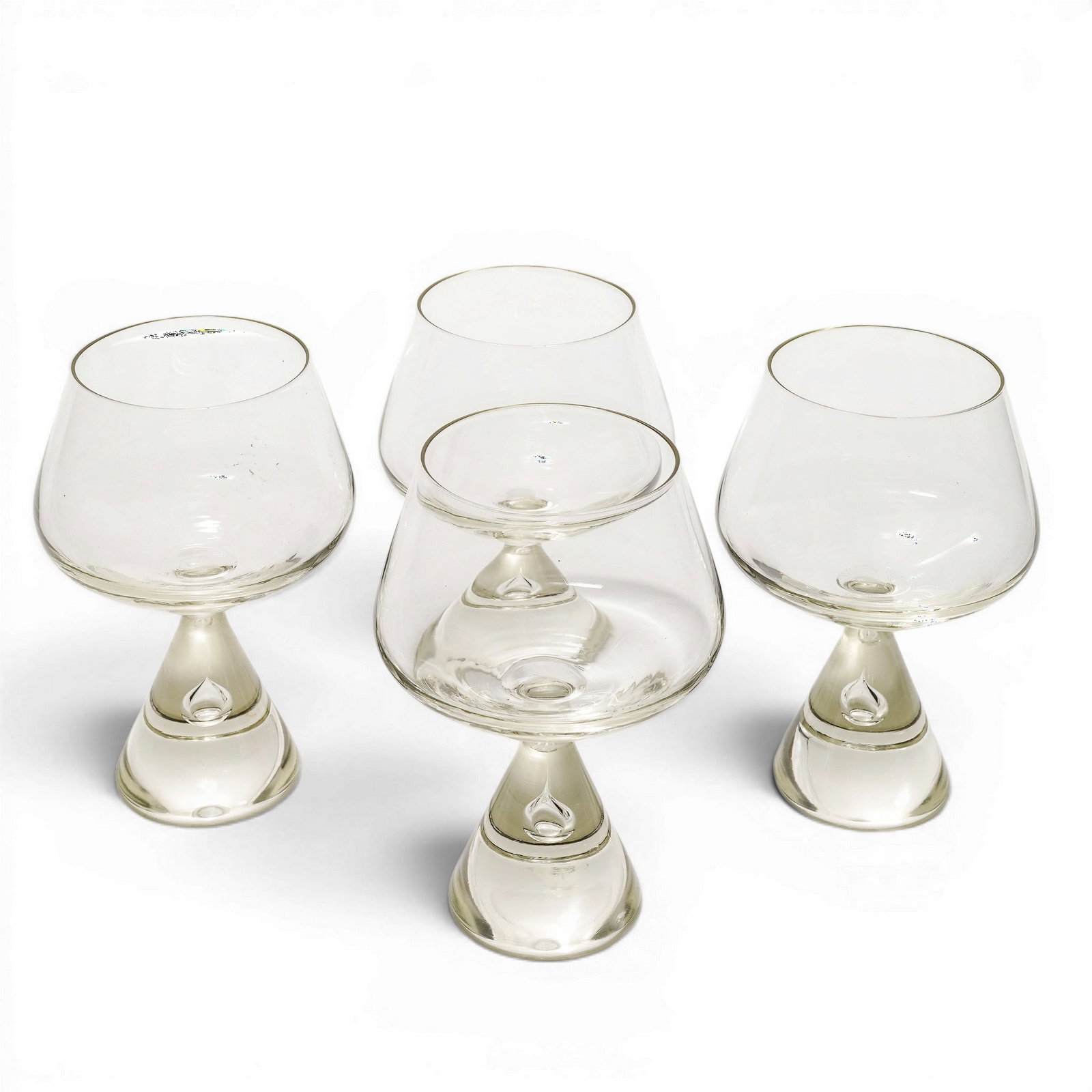 (4 pc) Holmegaard 'Princess' Brandy Glasses (1 of 6)