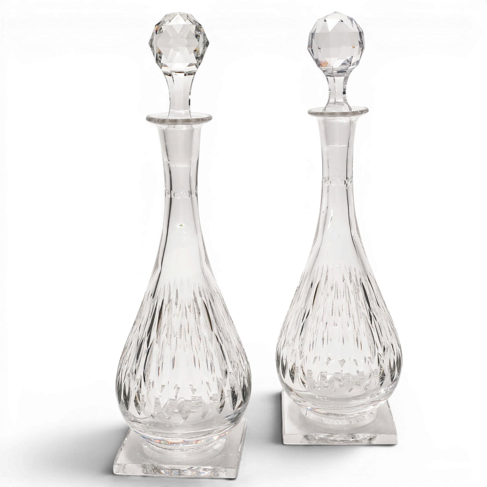 Pair Hawkes Crystal Decanters (1 of 6)