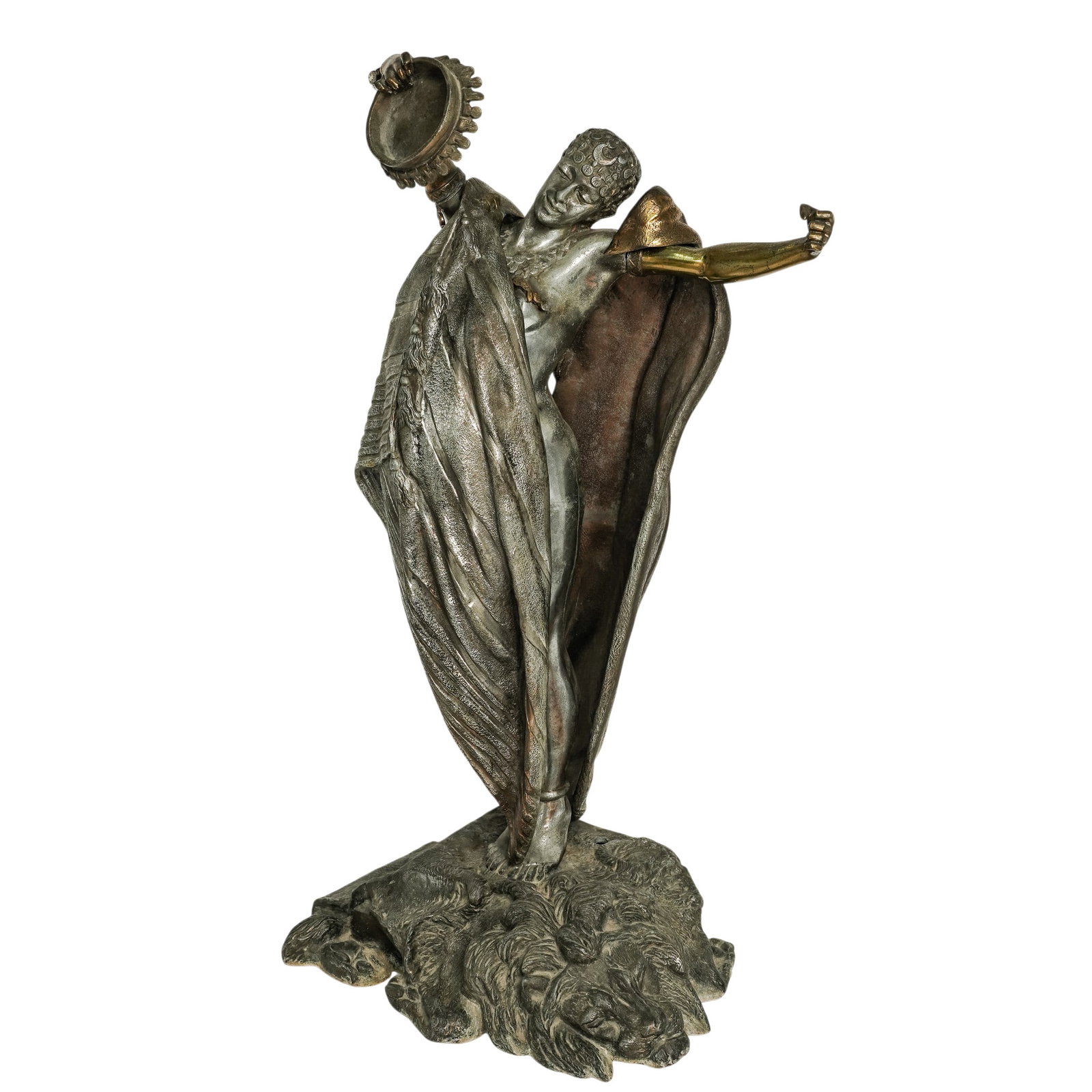 After Eugene Wagner Mixed Metal Art Deco Dancer (1 of 14)