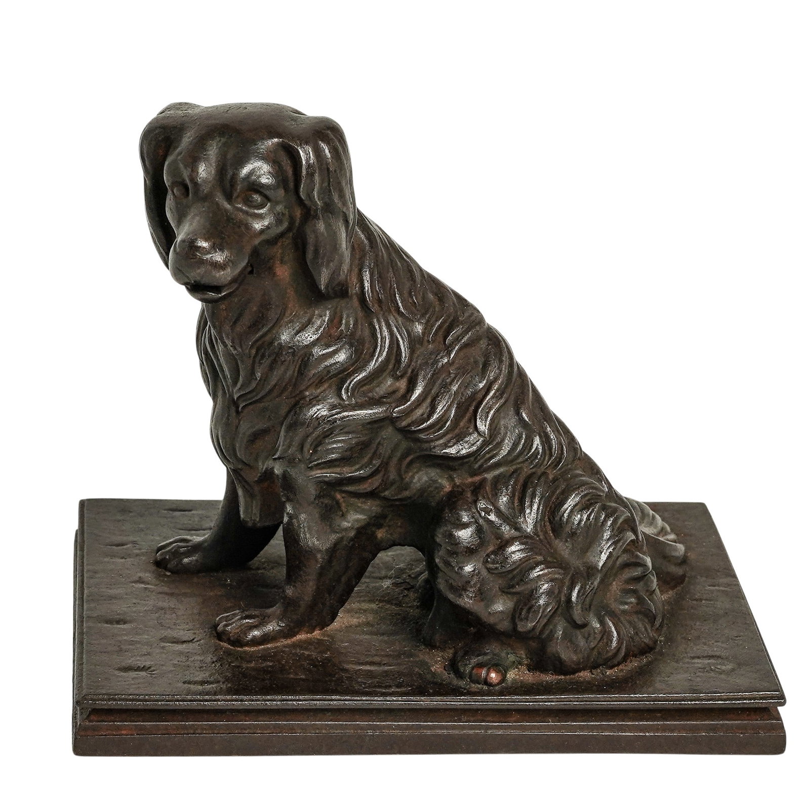 Bronze Golden Retriever Dog Figurine (1 of 5)