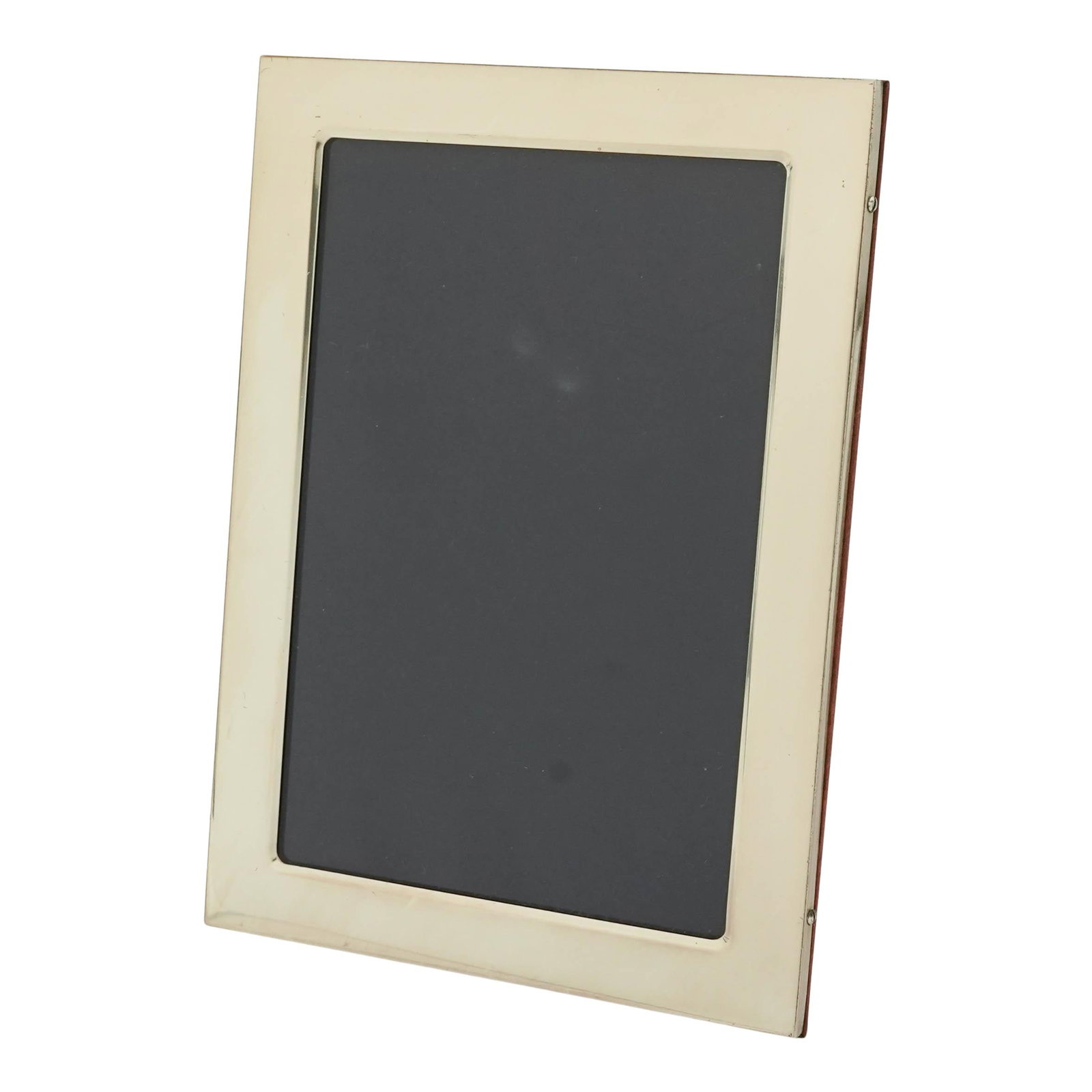 Vintage Del Conte Sterling Silver Frame: Vintage Del Conte Sterling Silver Frame Mid-20th Century, Italian Vintage Del Conte sterling silver picture frame, featuring a sleek rectangular form with a polished finish and beveled glass opening. 