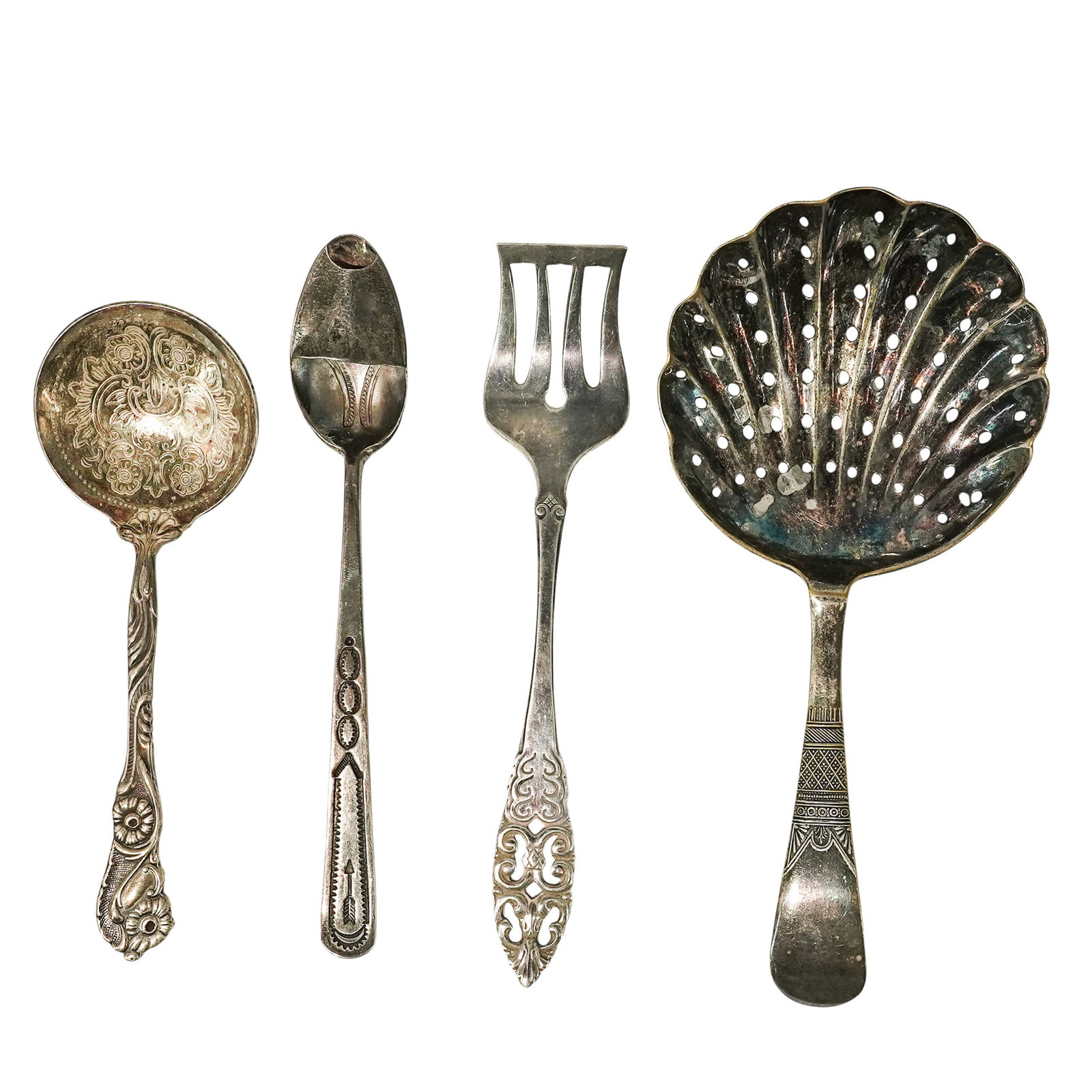 (8 pcs) Silver Plated & Silver Flatware - 3