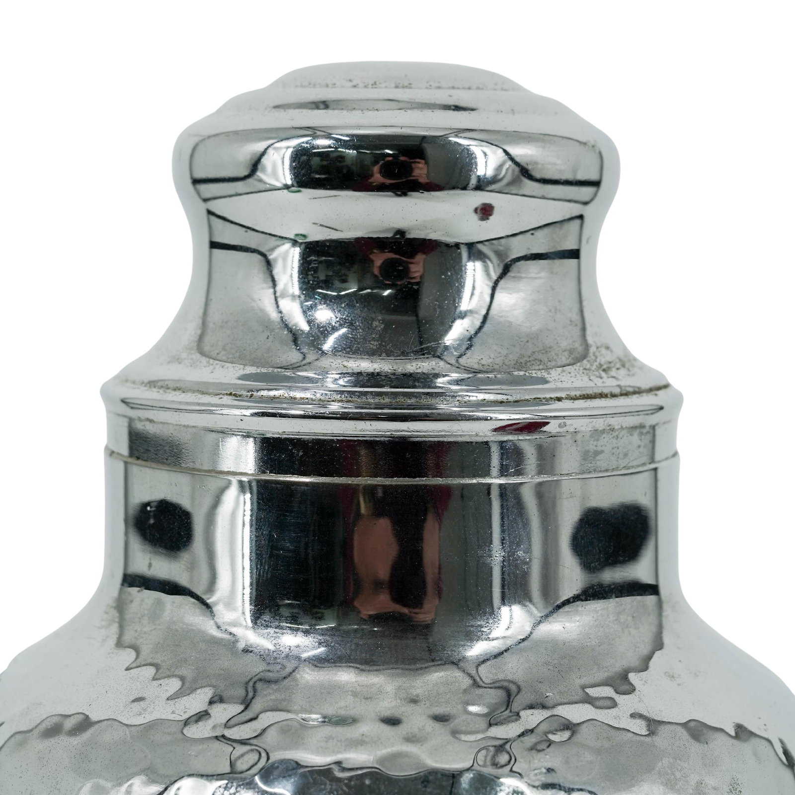 Hammered Chrome and Bakelite Shaker Pitcher - 13