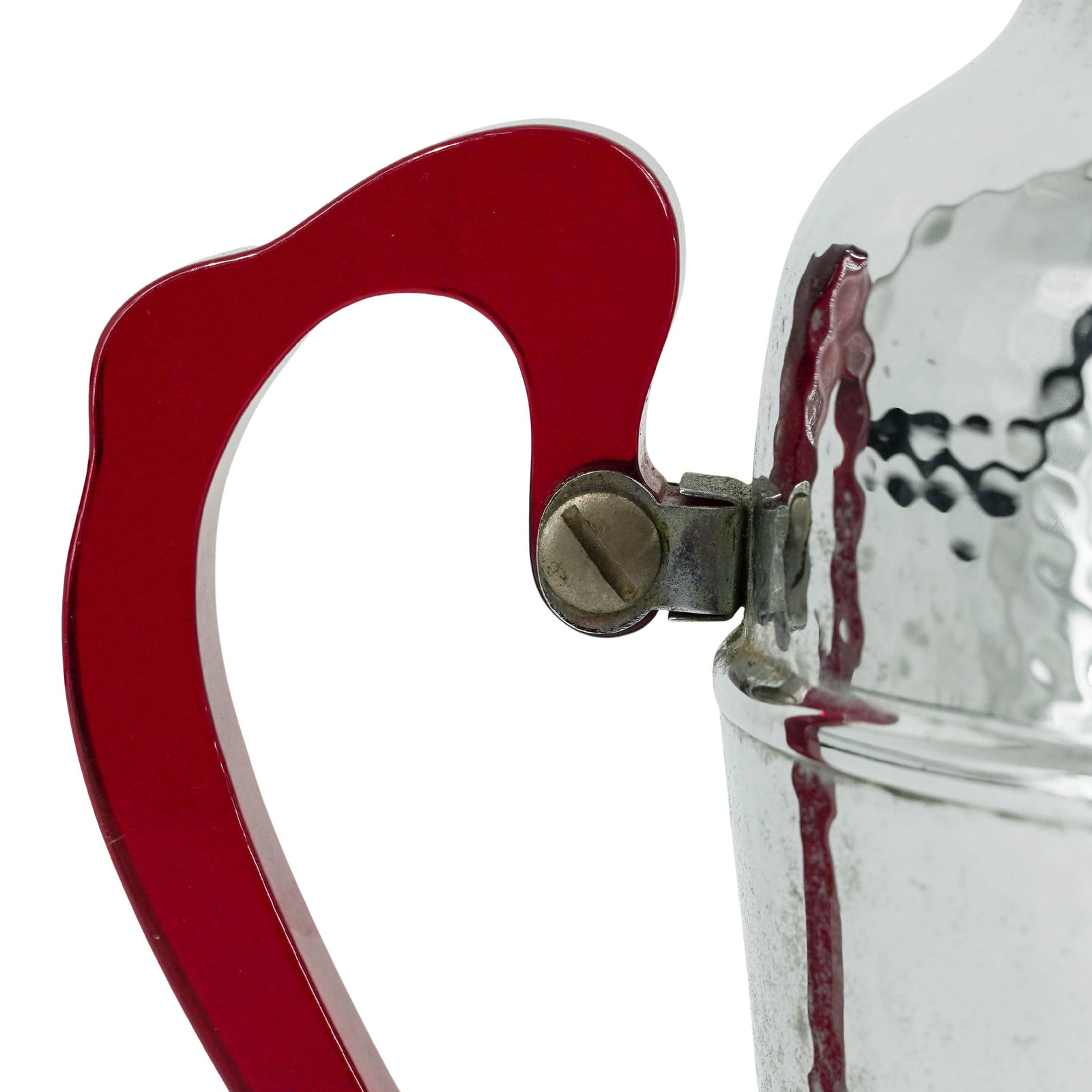Hammered Chrome and Bakelite Shaker Pitcher - 14