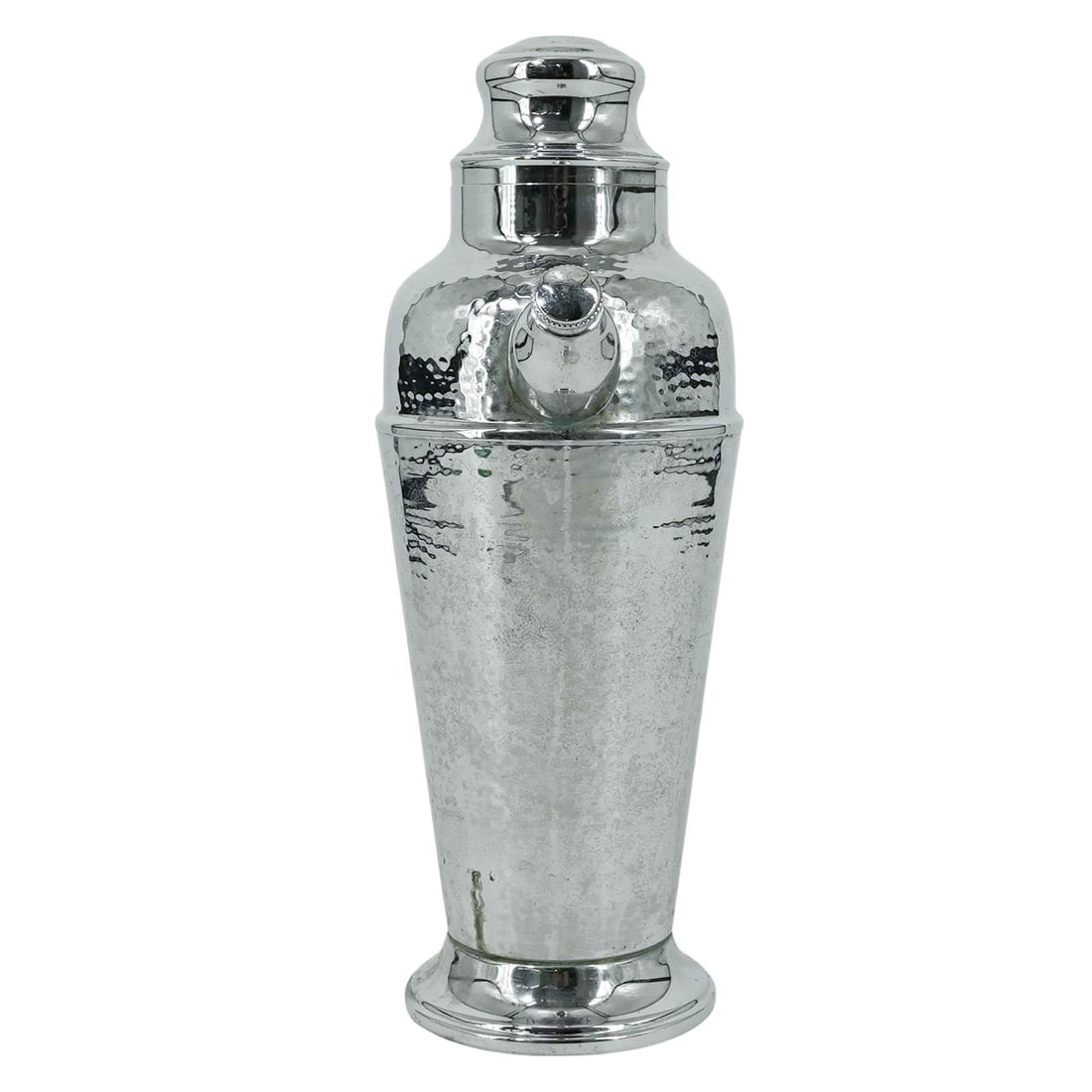 Hammered Chrome and Bakelite Shaker Pitcher - 4