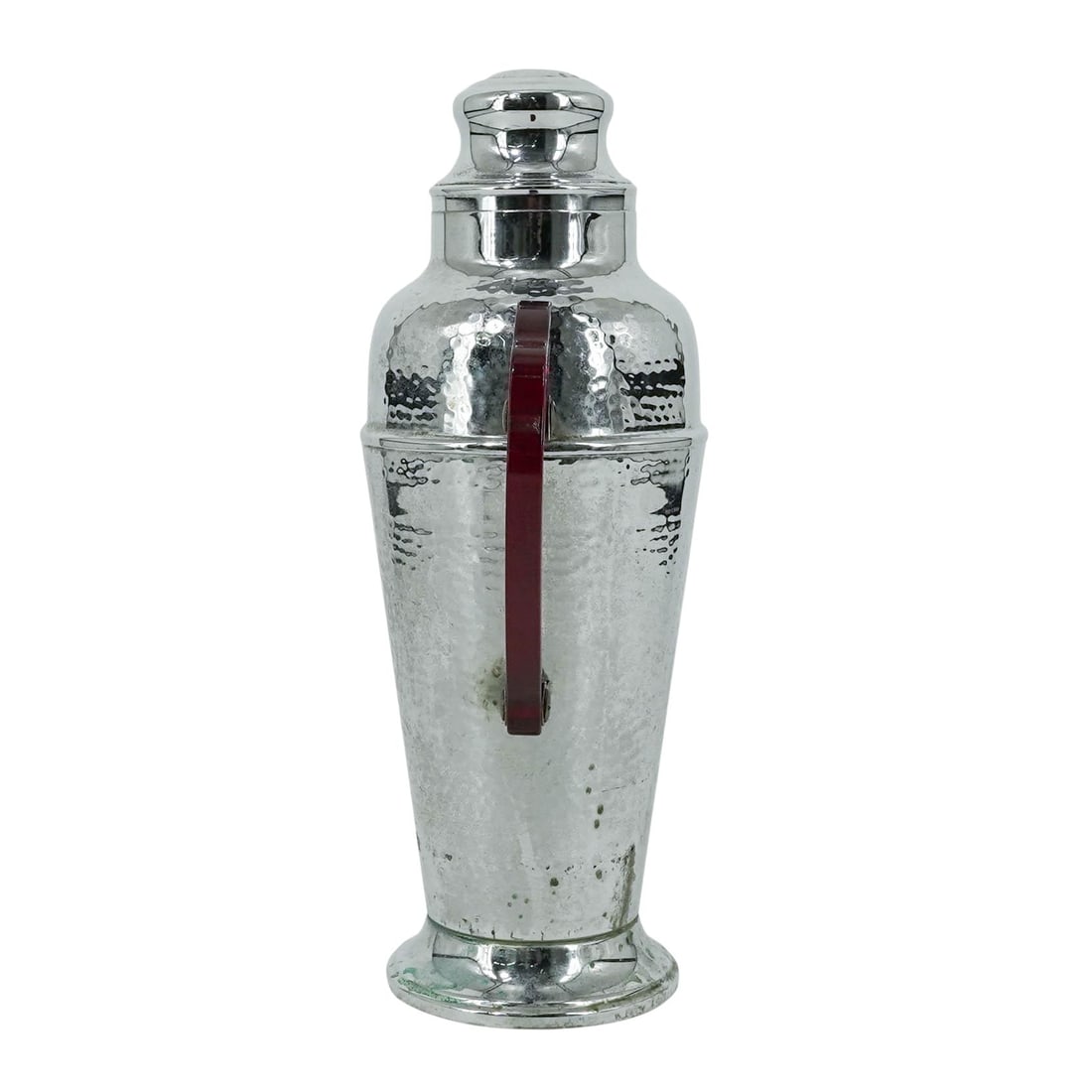 Hammered Chrome and Bakelite Shaker Pitcher - 5