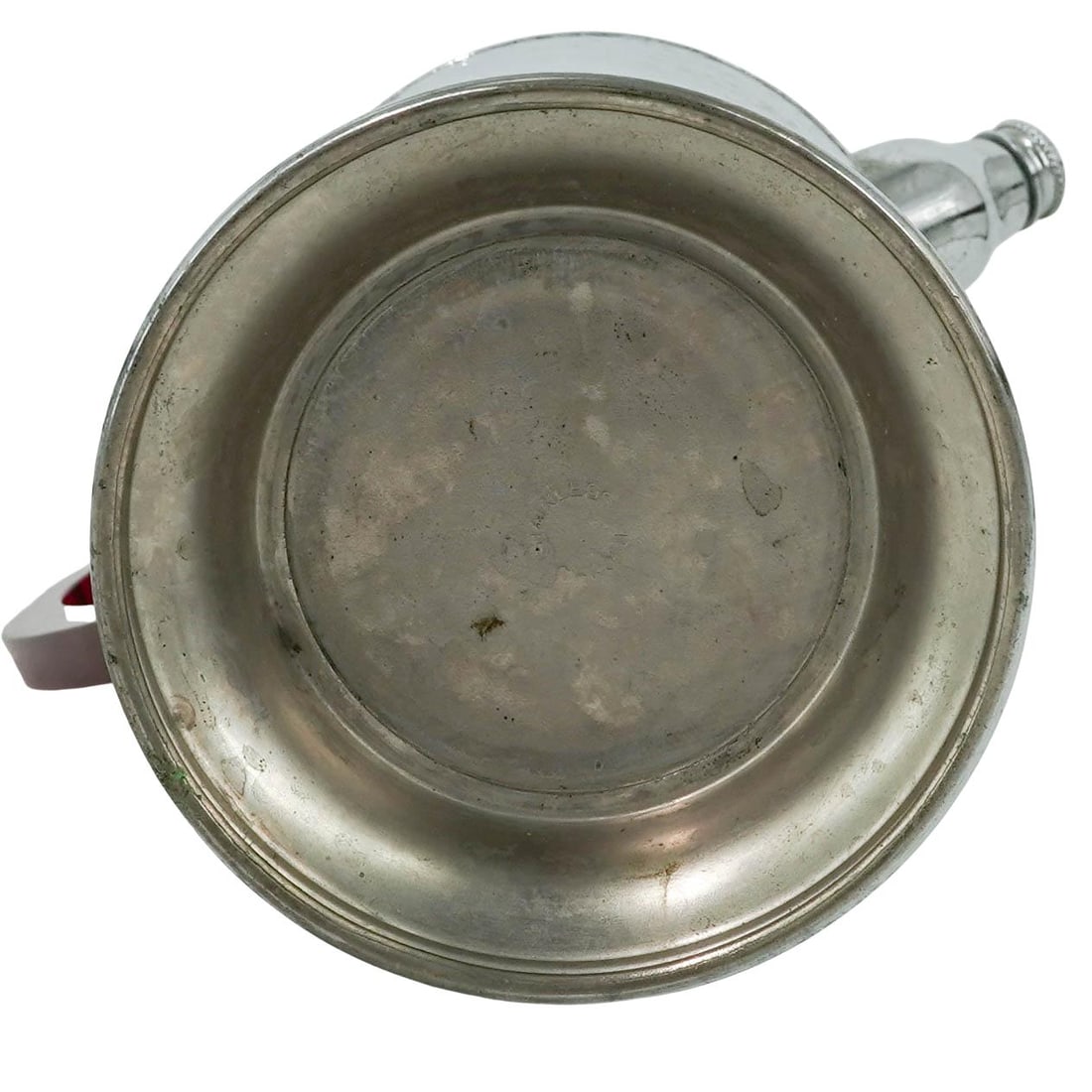 Hammered Chrome and Bakelite Shaker Pitcher - 8