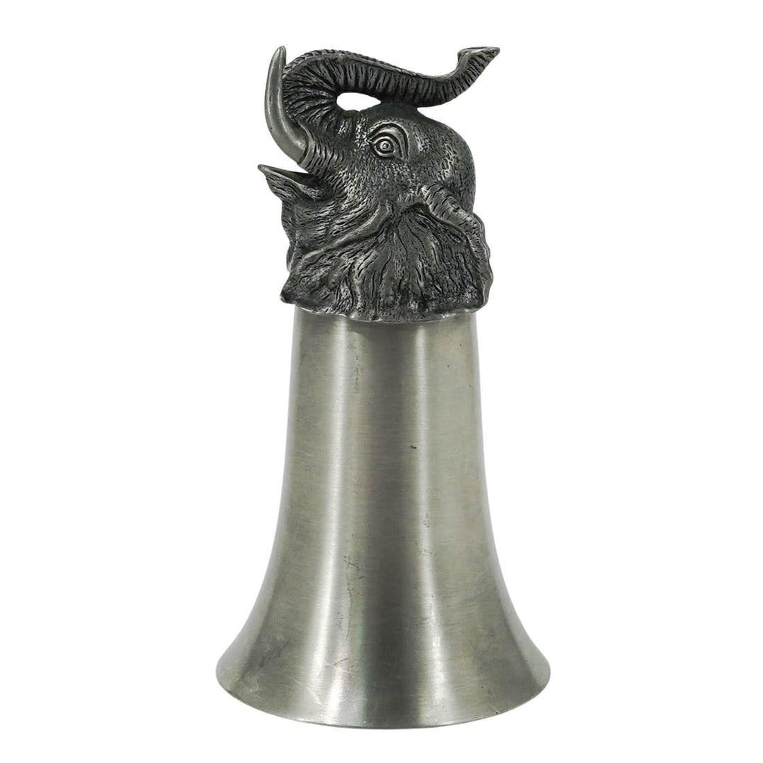 Pewter Elephant Stirrup Cup - 3