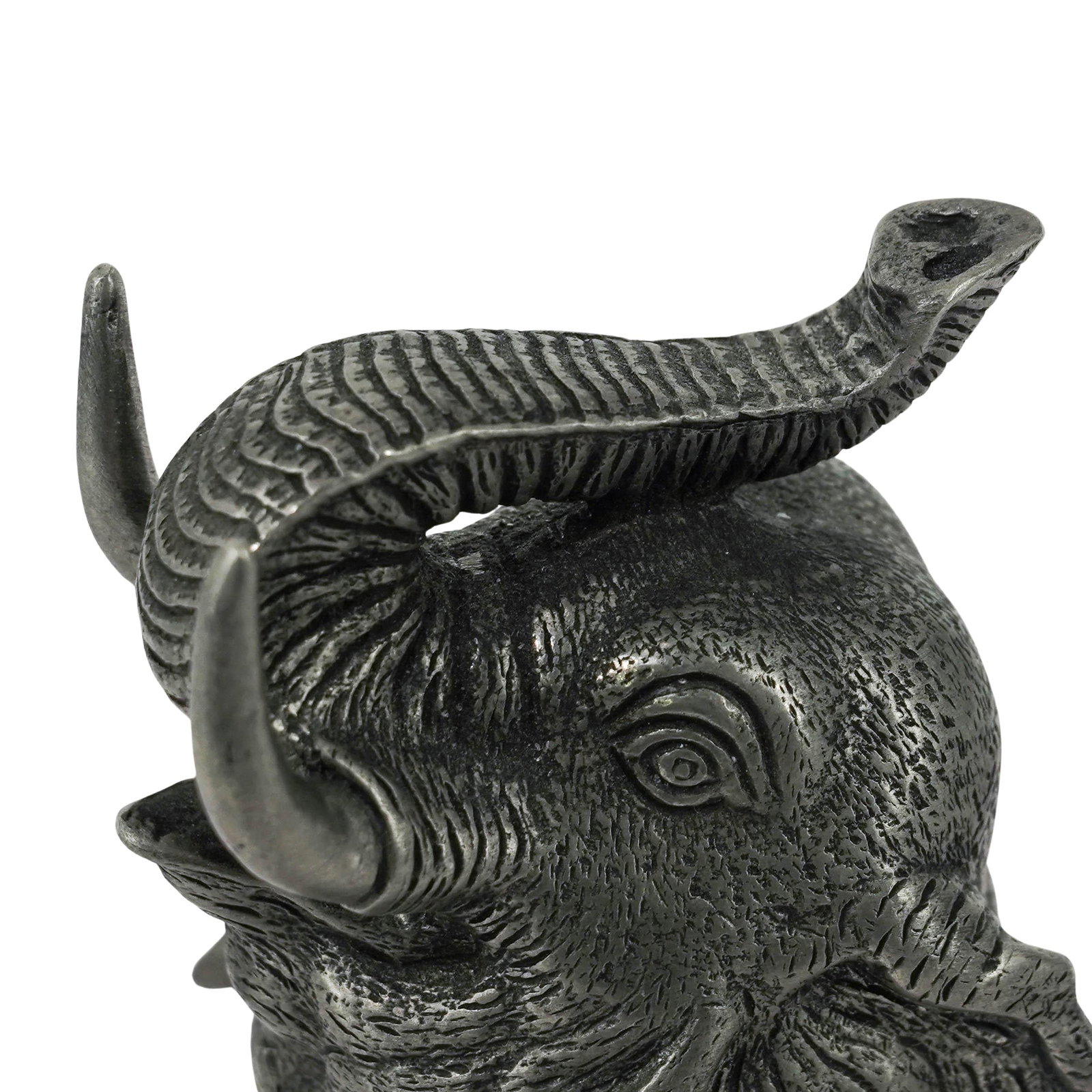 Pewter Elephant Stirrup Cup - 7