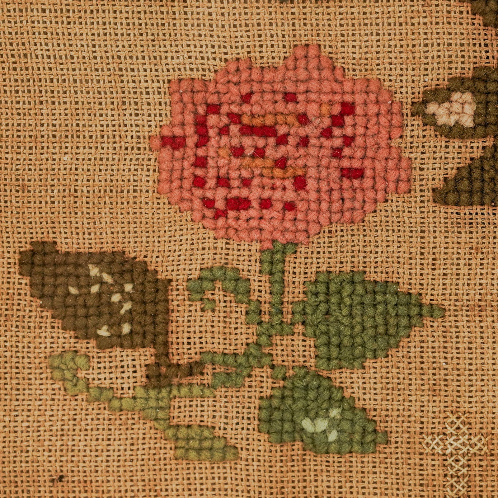 19th Cent. American Needlework Sampler - 2
