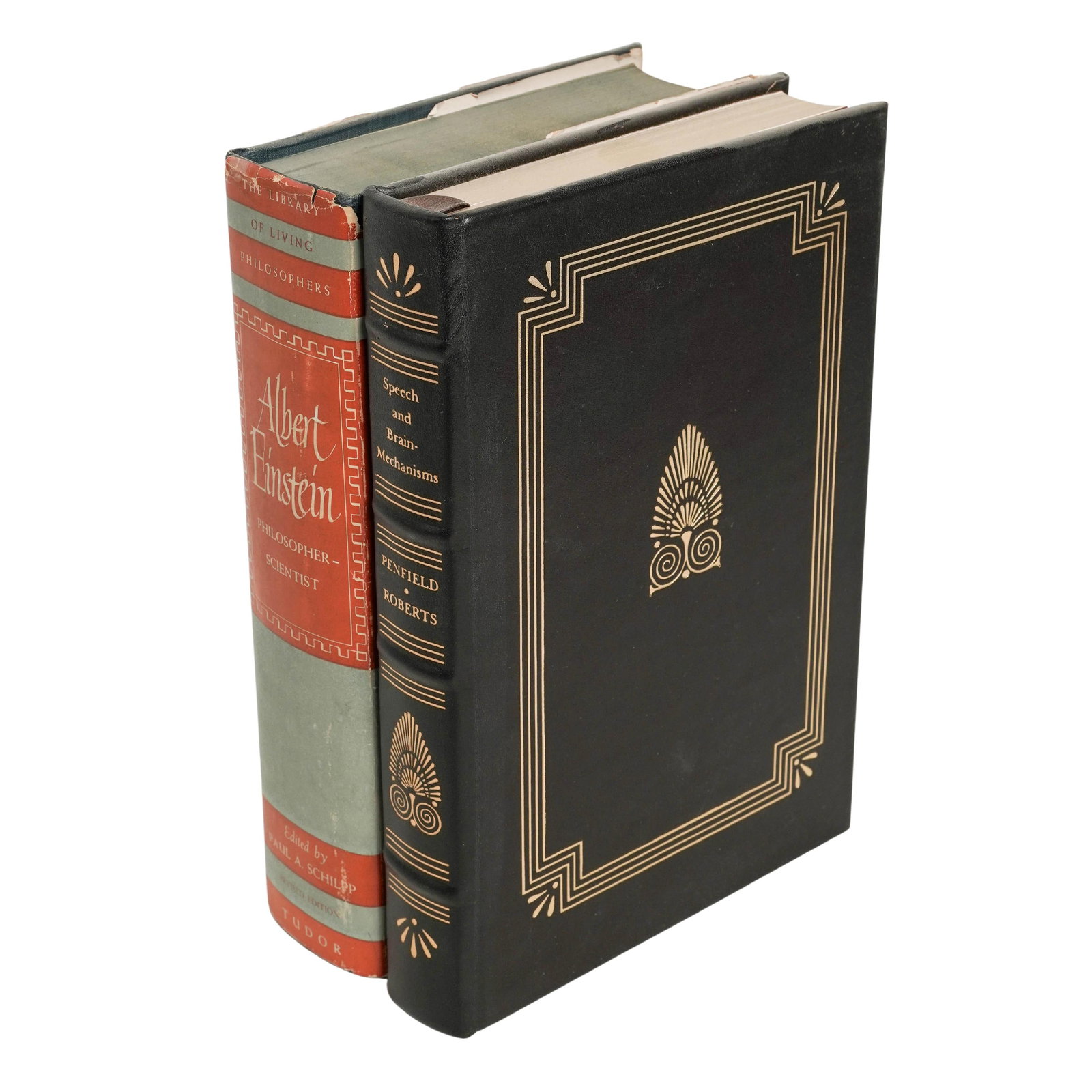 (2 pc) Speech & Brain Mechanisms & Albert Einstein Books: (2 pc) Speech & Brain Mechanisms & Albert Einstein Books 20th century, USA The lot includes: (1) Speech & Brain Mechanisms, Penfield & Roberts, 1986, ISBN 0-691-08039-9 by Penfield & Roberts. (1)