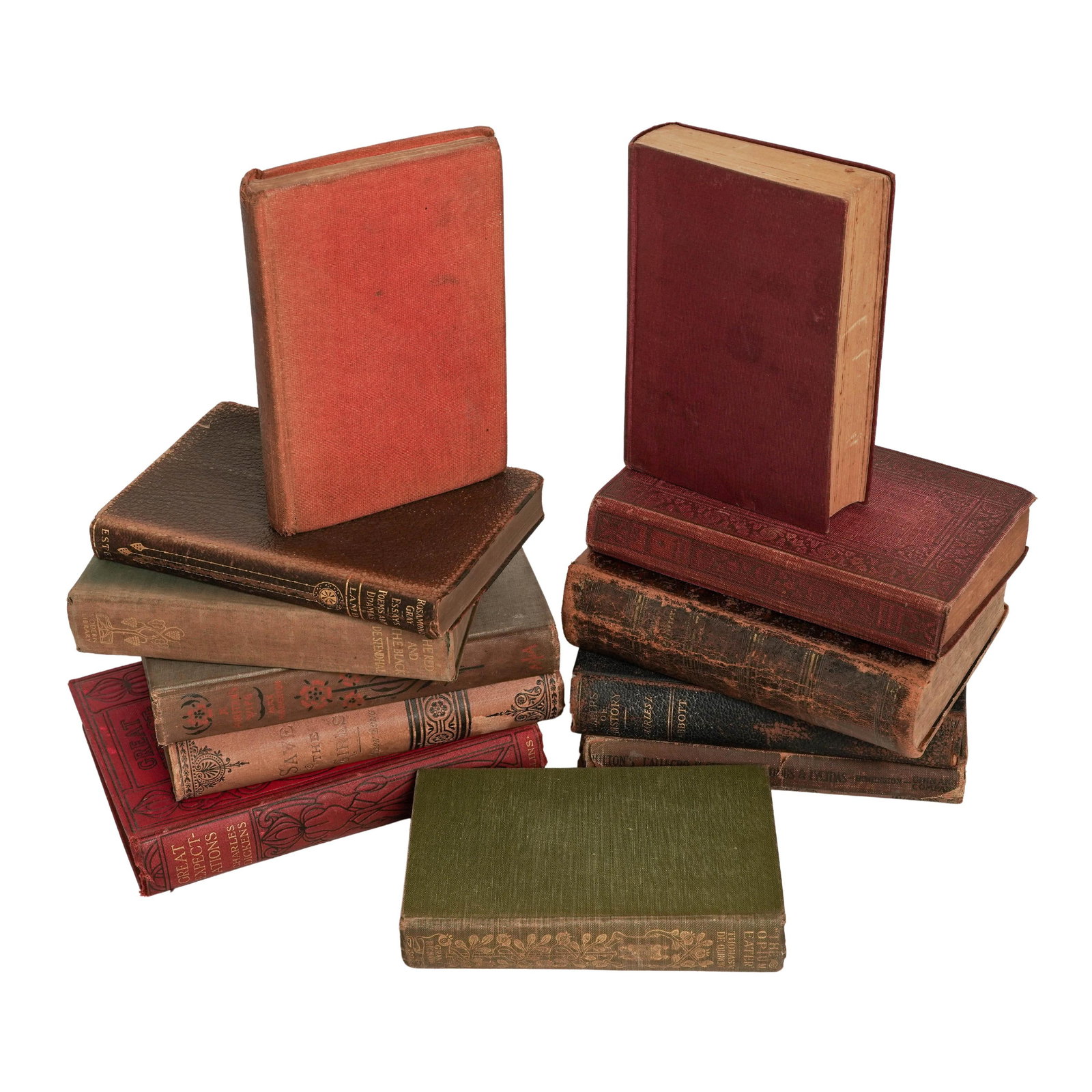 (13 pc) Grouping of Antique Books (1 of 13)