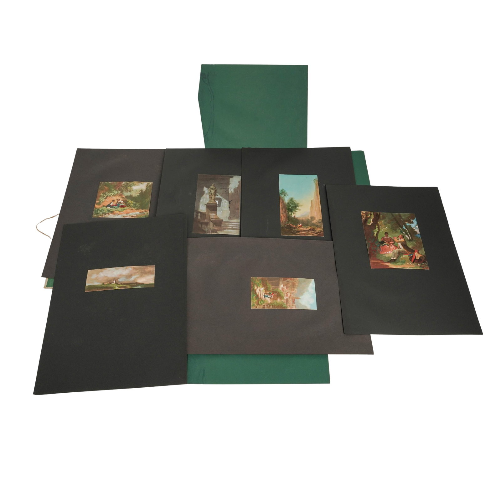 Antique Carl Spitzweg (German, 1808–1885) Oil Portfolio (1 of 19)