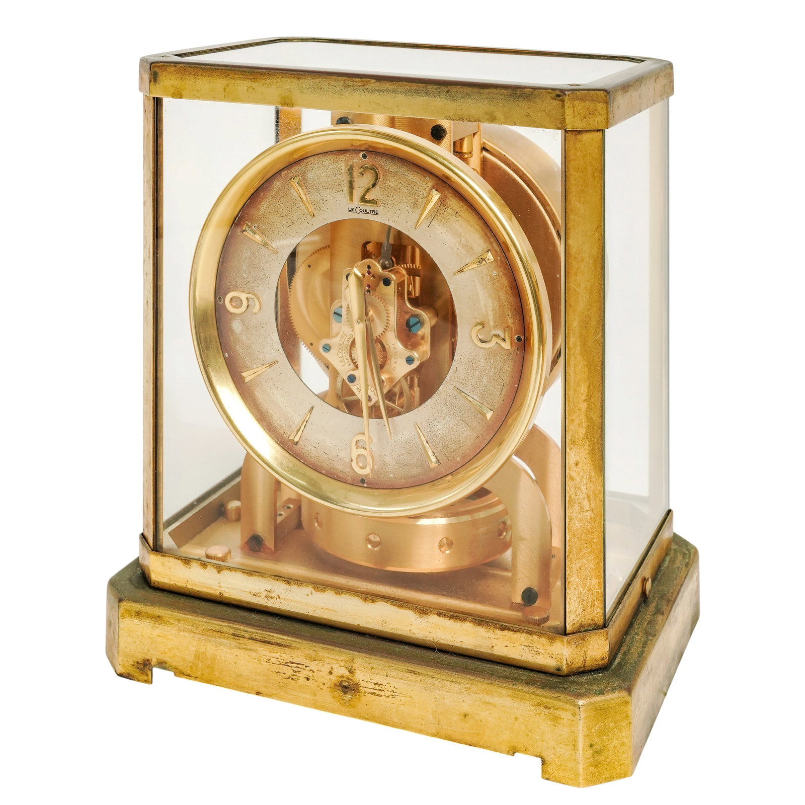 Vintage Swiss Jaeger LeCoultere Atmos Brass Clock (1 of 13)