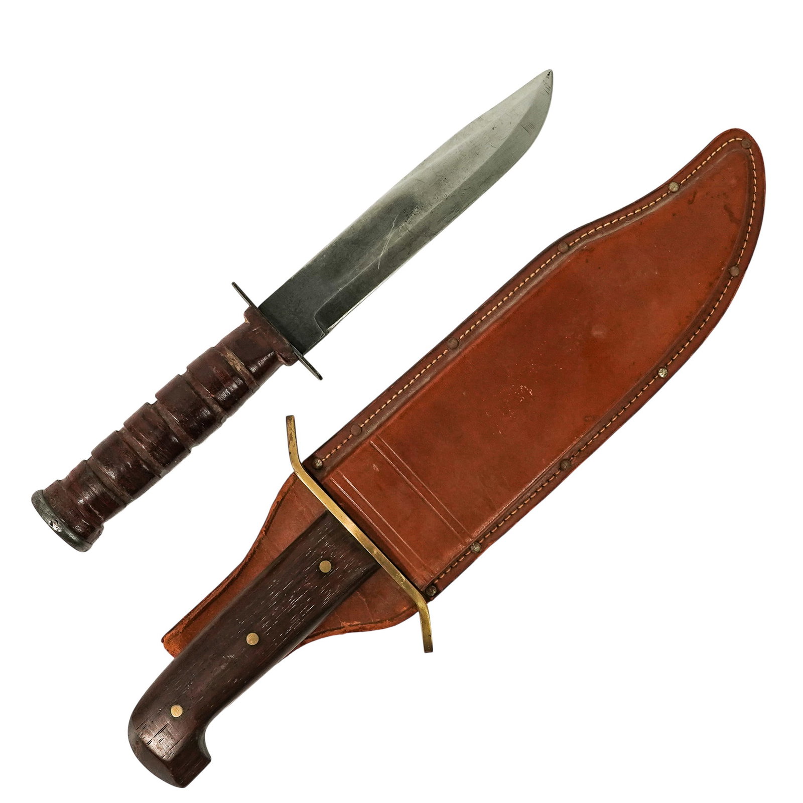 (2 Pc) Vintage Western Bowie & J-418 Knives (1 of 14)