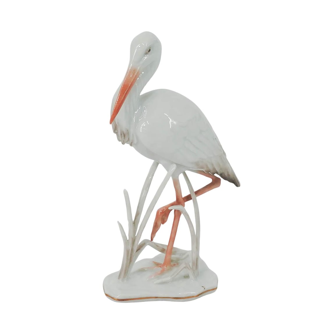 F. Heidenreich x Rosenthal White Stork #1539 Porcelain Figurine (1 of 10)