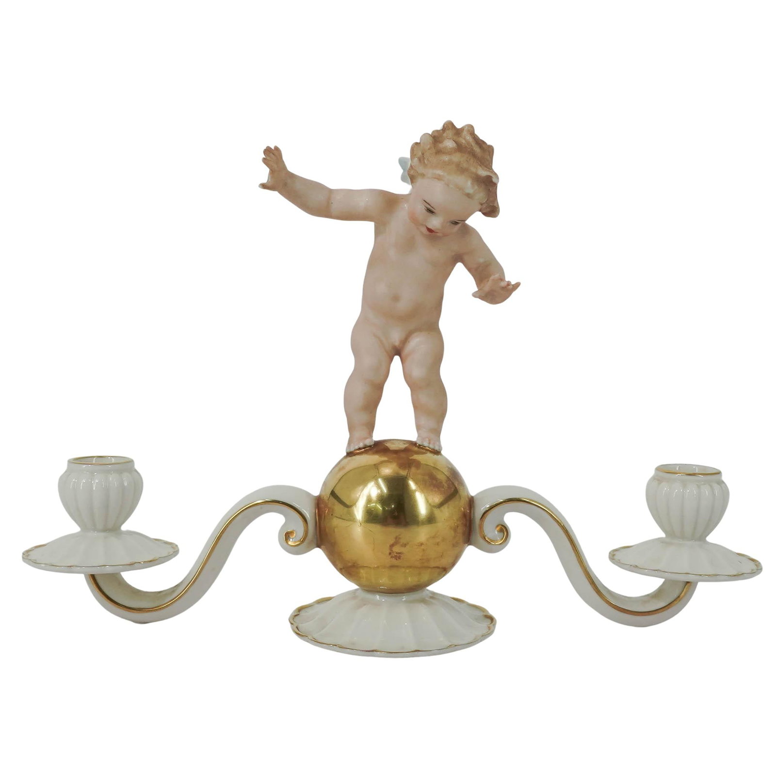 Karl Tutter x Hutschenreuther Porcelain Cherub Candleholder (1 of 13)