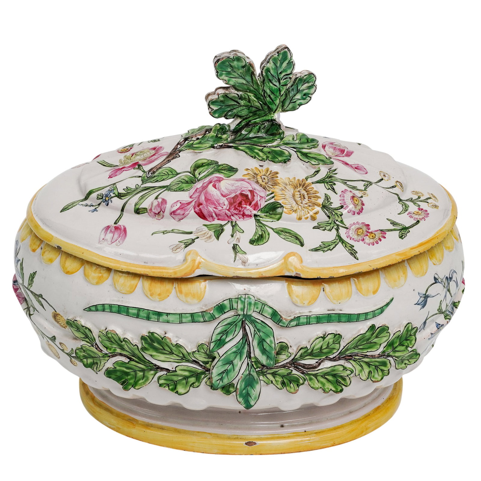Antique Italian Majolica Covered Tureen (1 of 12)