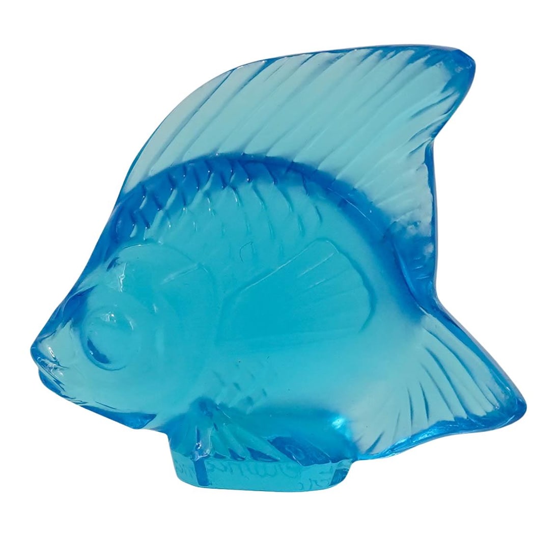 Lalique Blue Poisson Fish Figurine (1 of 6)