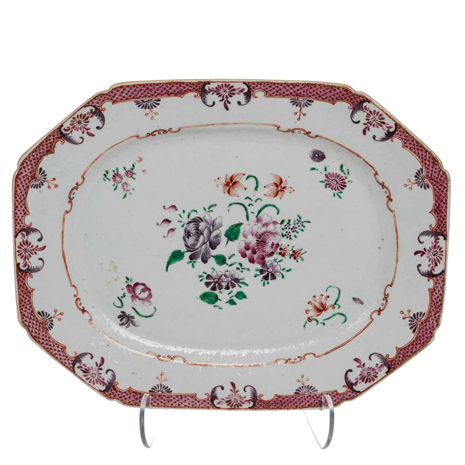 19th Cent. Chinese Export Porcelain Platter (1 of 4)