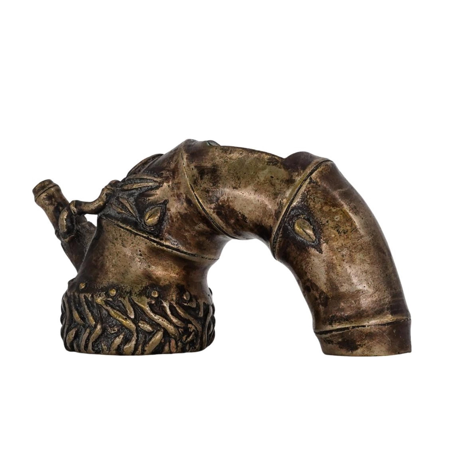 19th Cent. Chinese Bronze Tea Kettle (1 of 5)