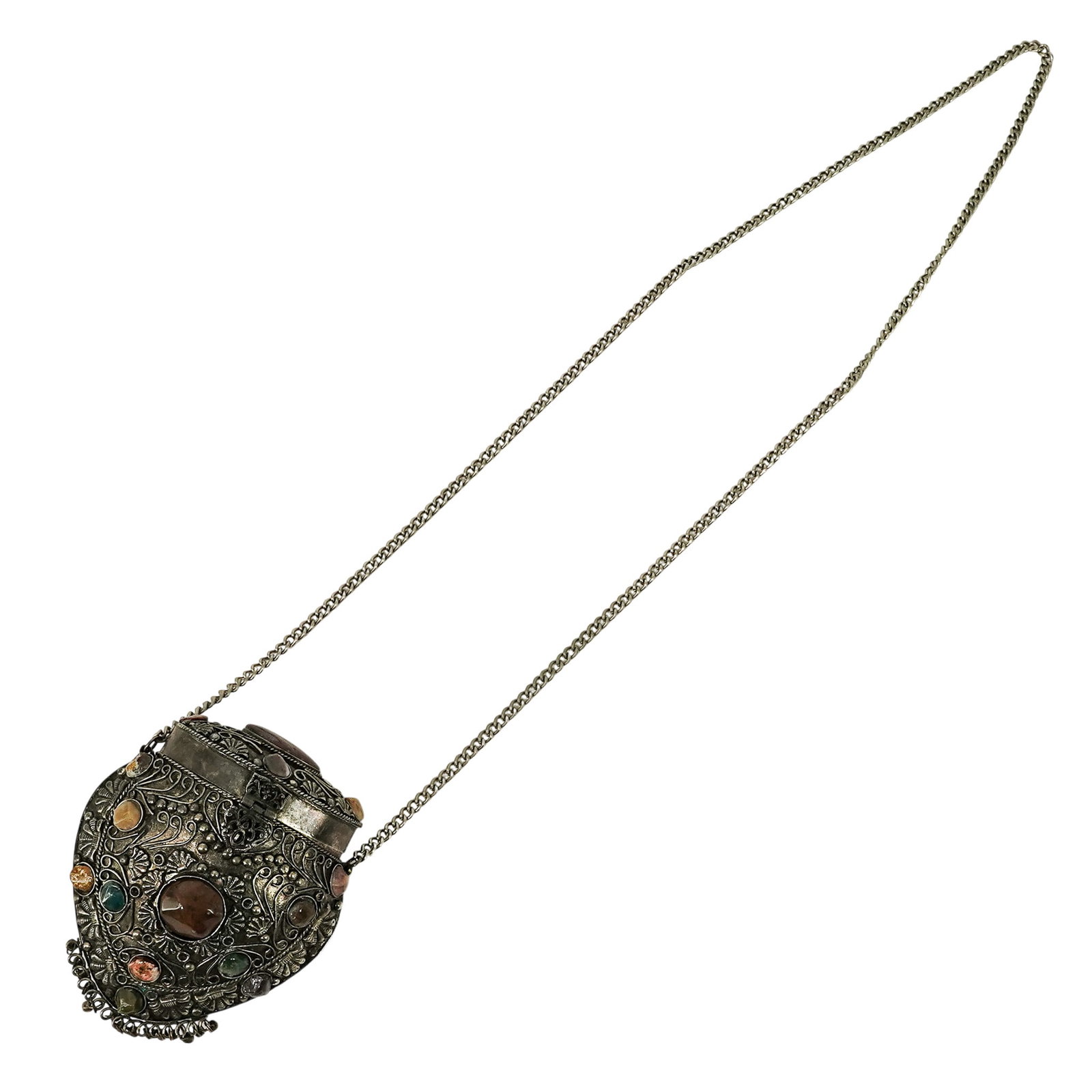 Vintage Sajai Gemstone & Metal Ethnic Purse (1 of 11)